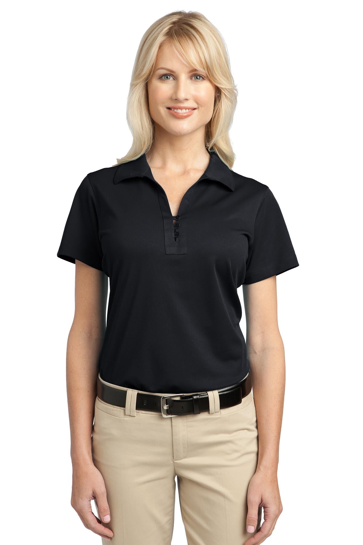 Custom Embroidered - Port Authority© Women's Tech Pique Polo. L527