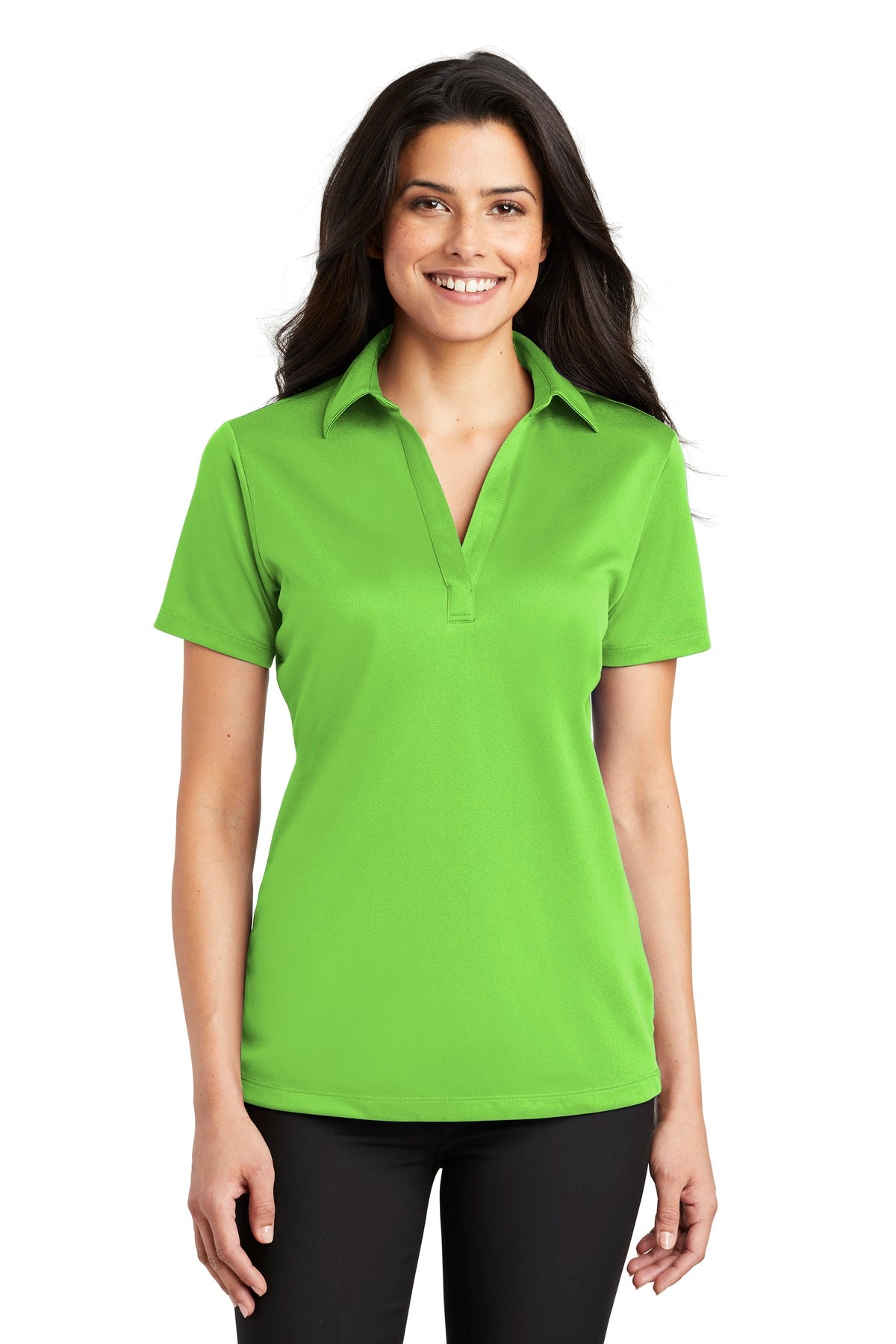 Custom Embroidery or DTF Print - Port Authority ® Women's Silk Touch™ Performance Polo. L540