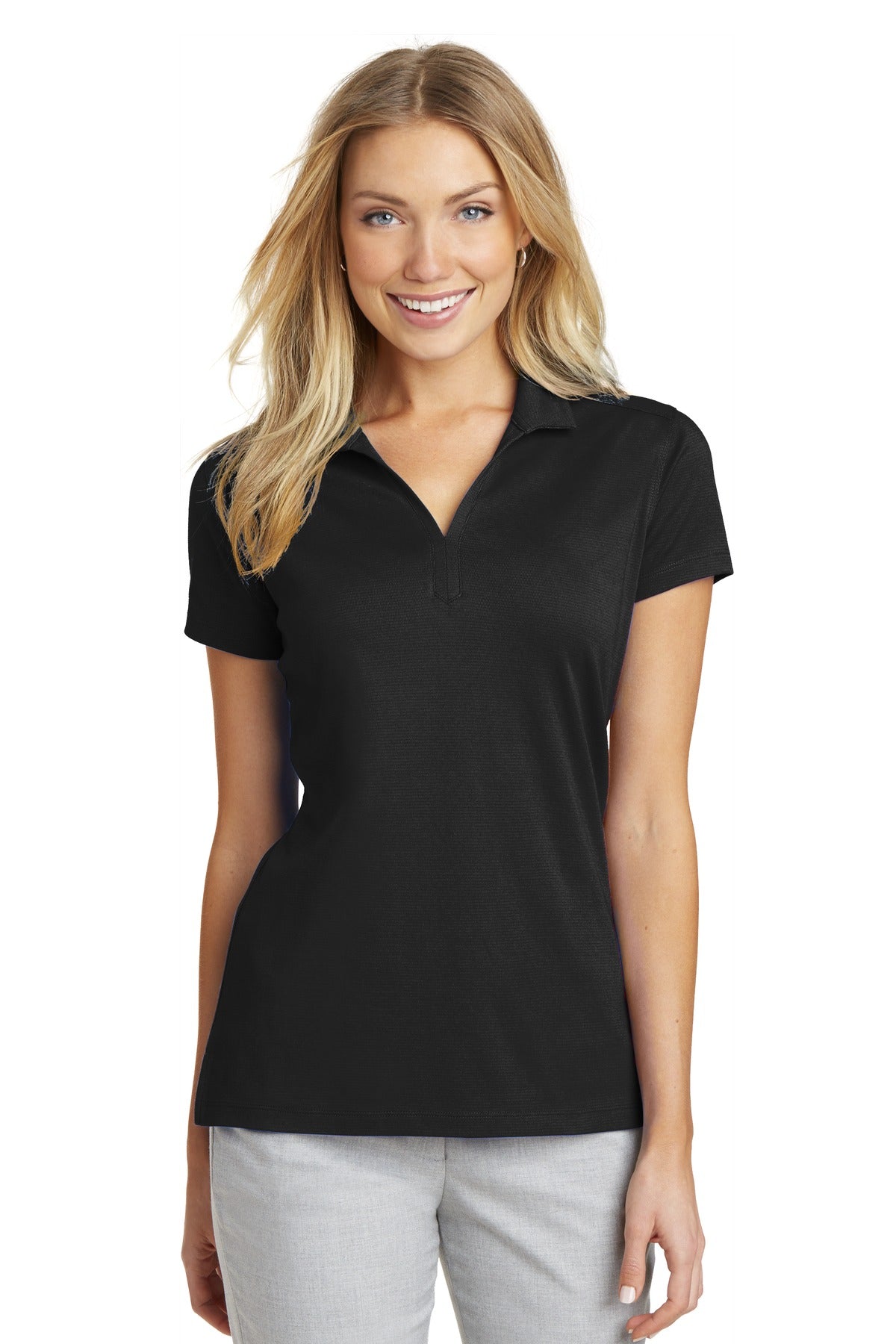 Custom Embroidery or DTF Print - Port Authority ® Women's Rapid Dry ™ Mesh Polo. L573