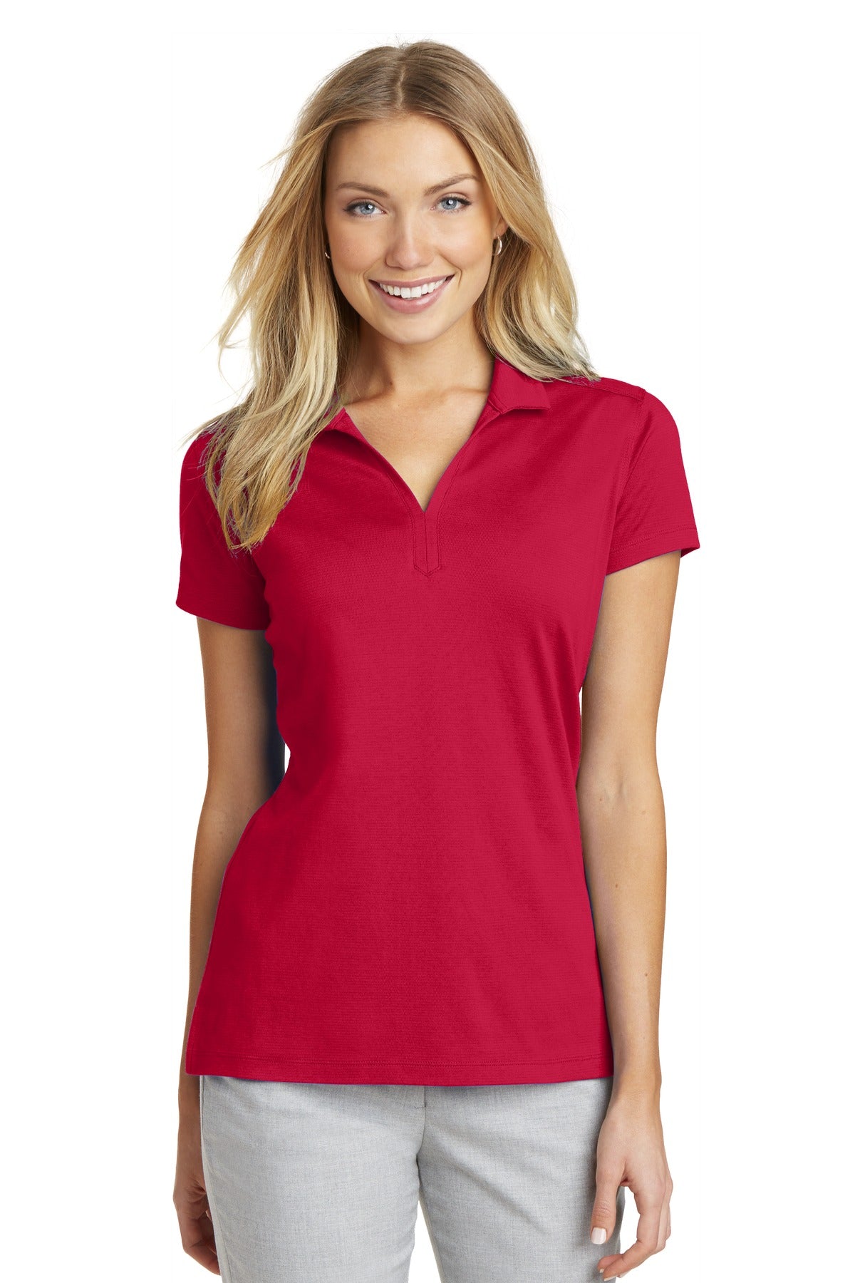 Custom Embroidery or DTF Print - Port Authority ® Women's Rapid Dry ™ Mesh Polo. L573