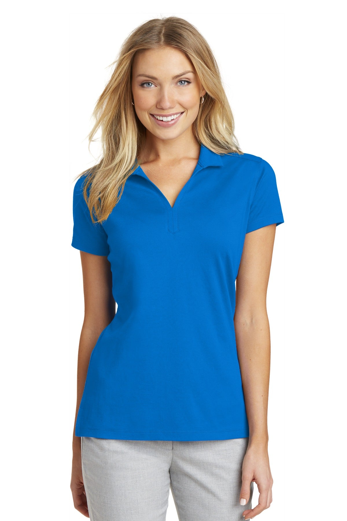 Custom Embroidery or DTF Print - Port Authority ® Women's Rapid Dry ™ Mesh Polo. L573
