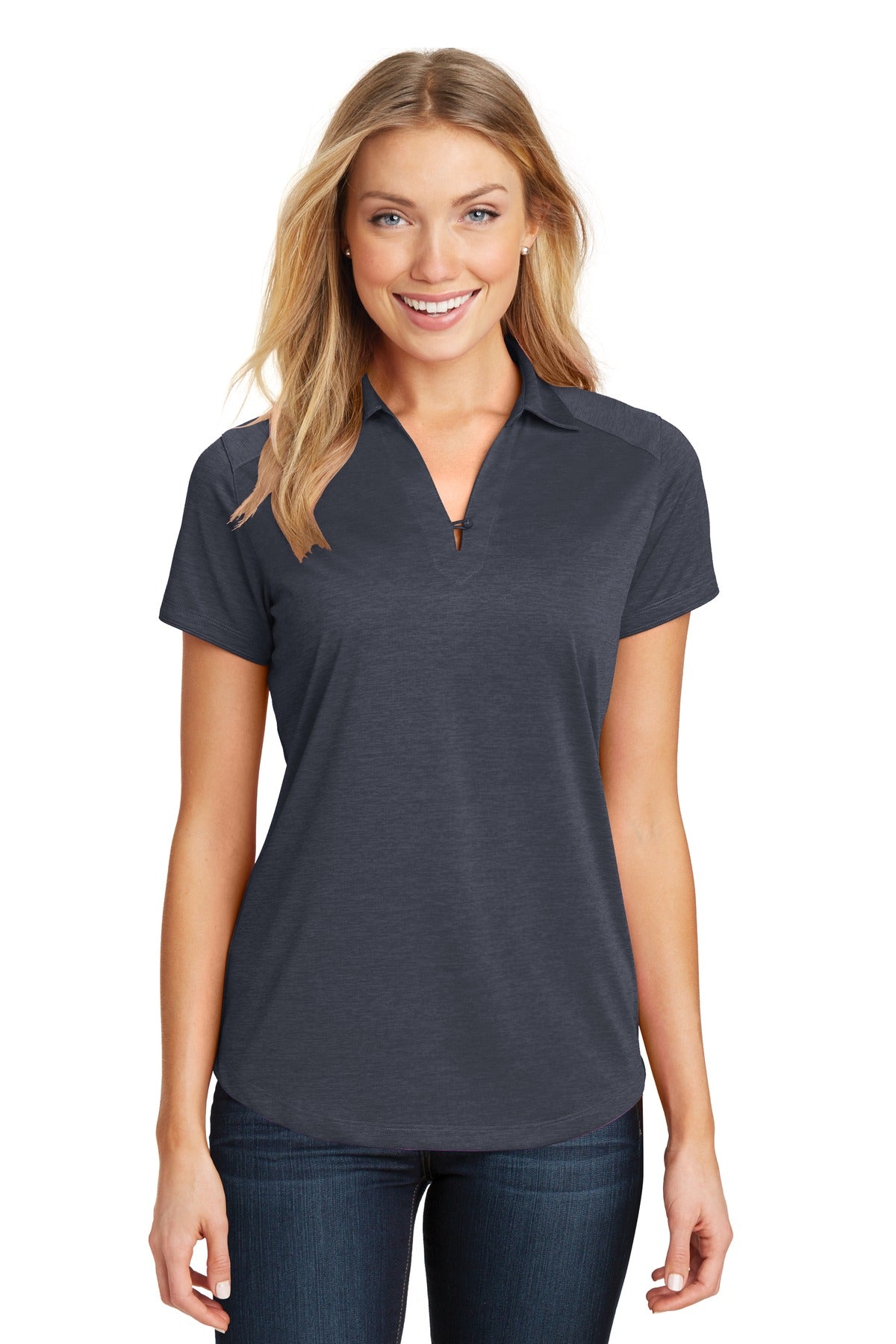 Custom Embroidered - Port Authority© Women's Digi Heather Performance Polo. L574