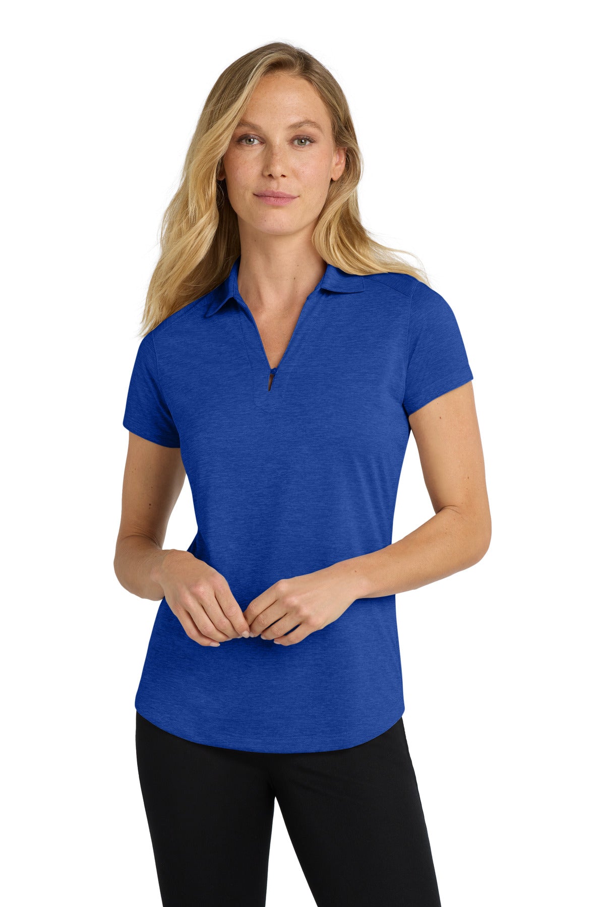 Custom Embroidery or DTF Print - Port Authority ® Women's Digi Heather Performance Polo. L574