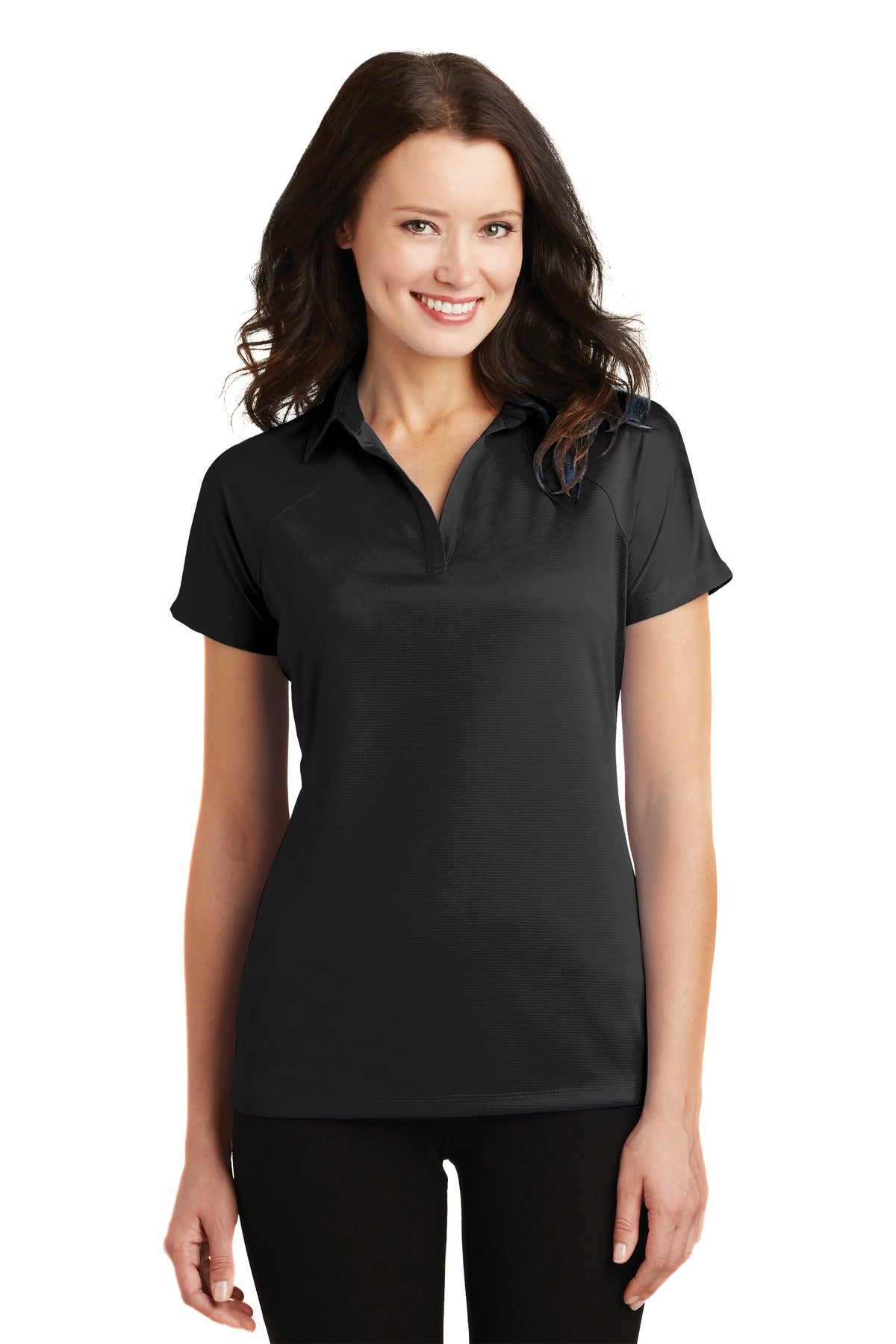 Custom Embroidered - Port Authority© Women's Crossover Raglan Polo. L575