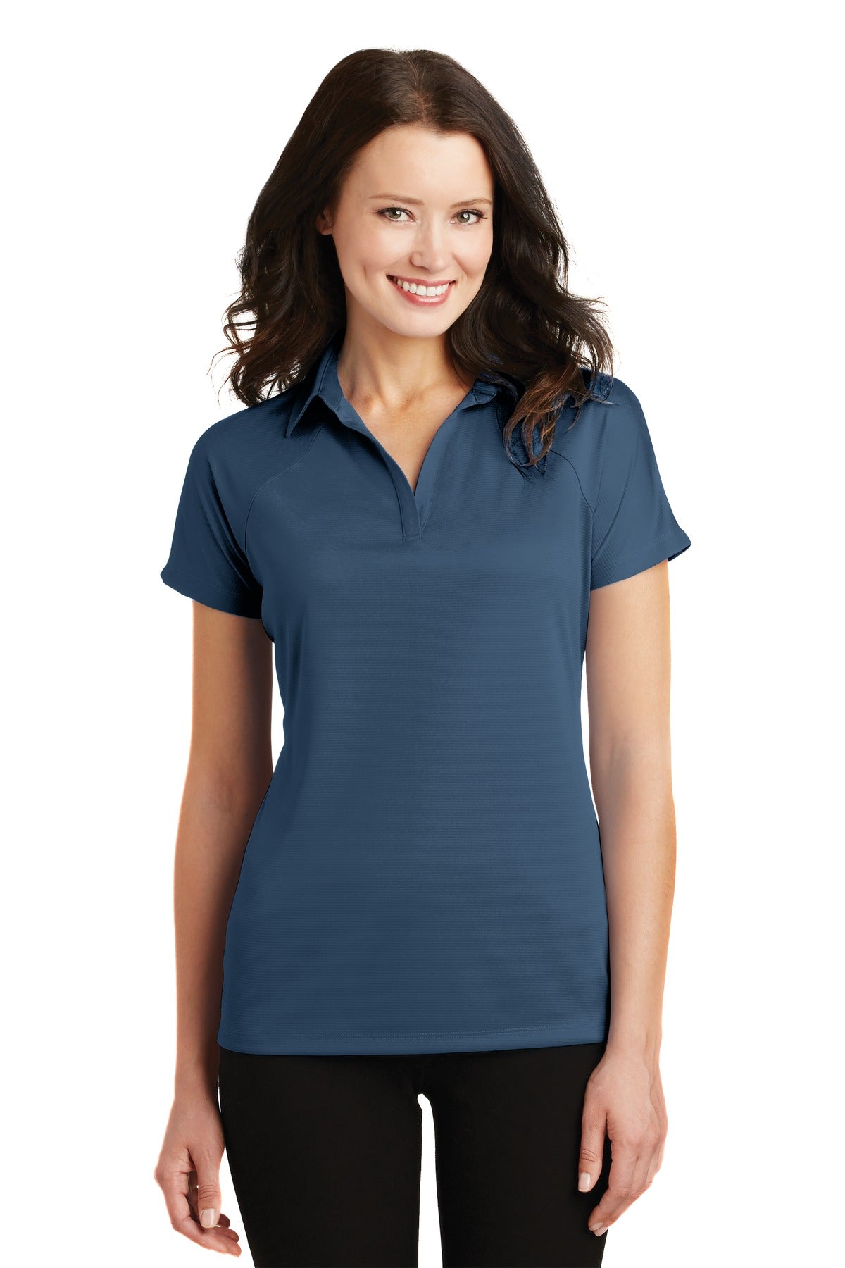 Custom Embroidered - Port Authority© Women's Crossover Raglan Polo. L575