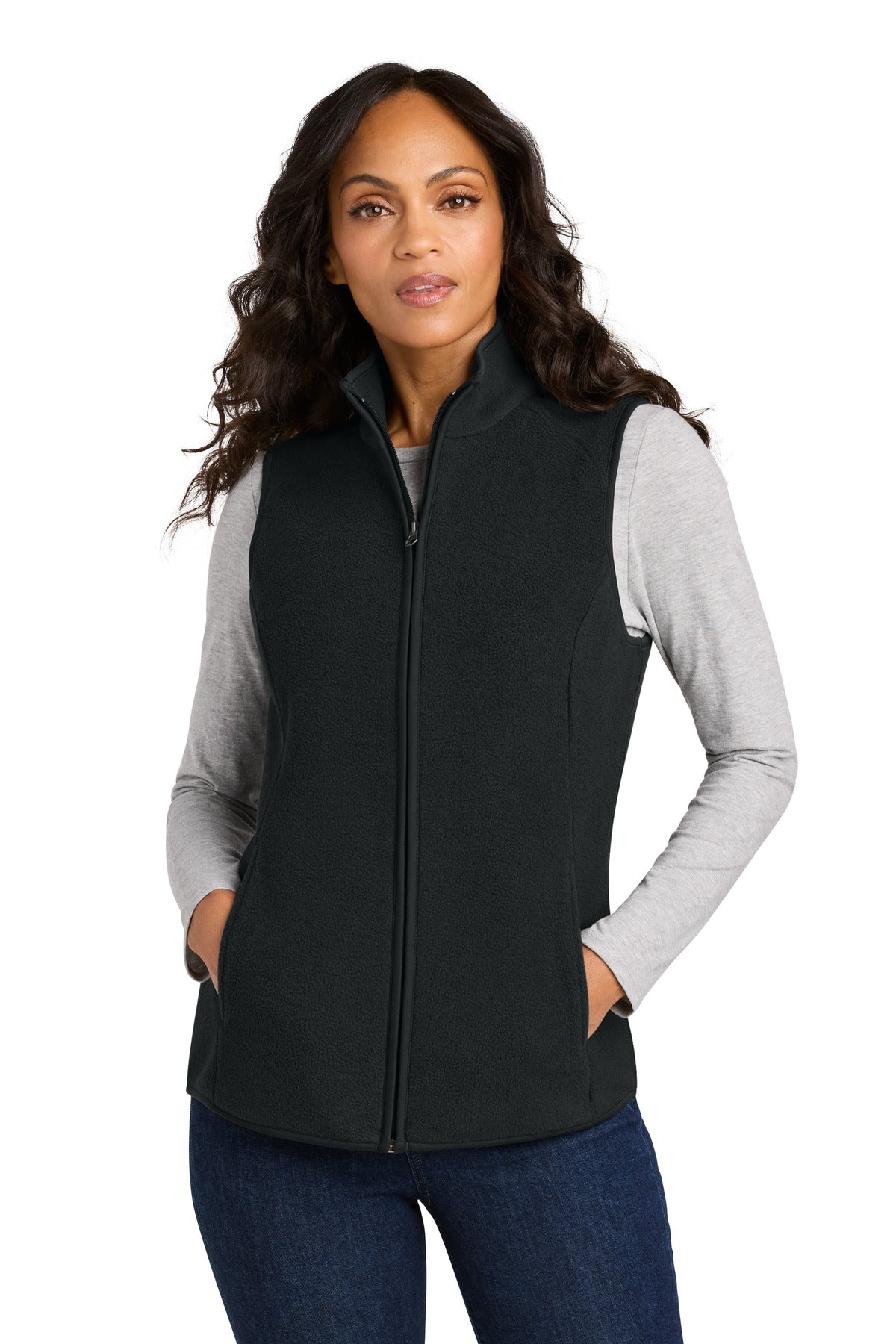 Custom Embroidery or DTF Print - Port Authority ® Women's C-FREE ® Fleece Vest L702
