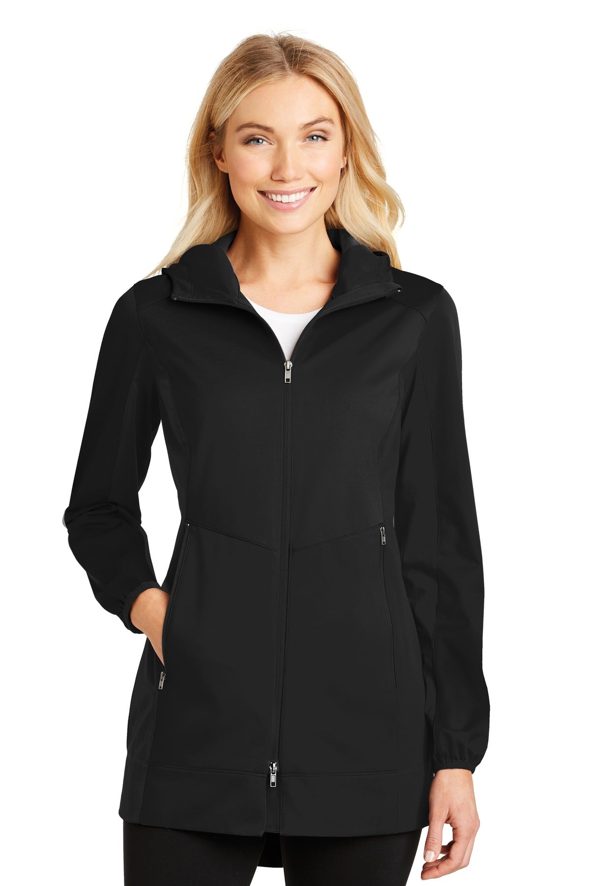 Custom Embroidered - Port Authority® Women's Active Hooded Soft Shell Jacket. L719