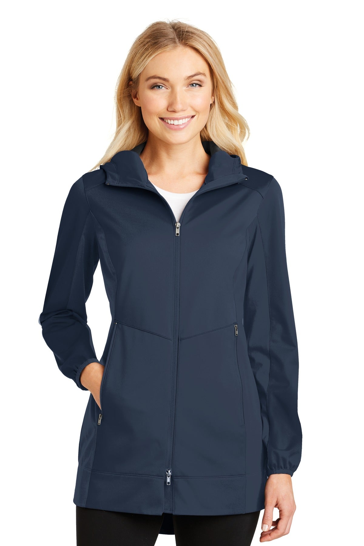 Custom Embroidered - Port Authority® Women's Active Hooded Soft Shell Jacket. L719