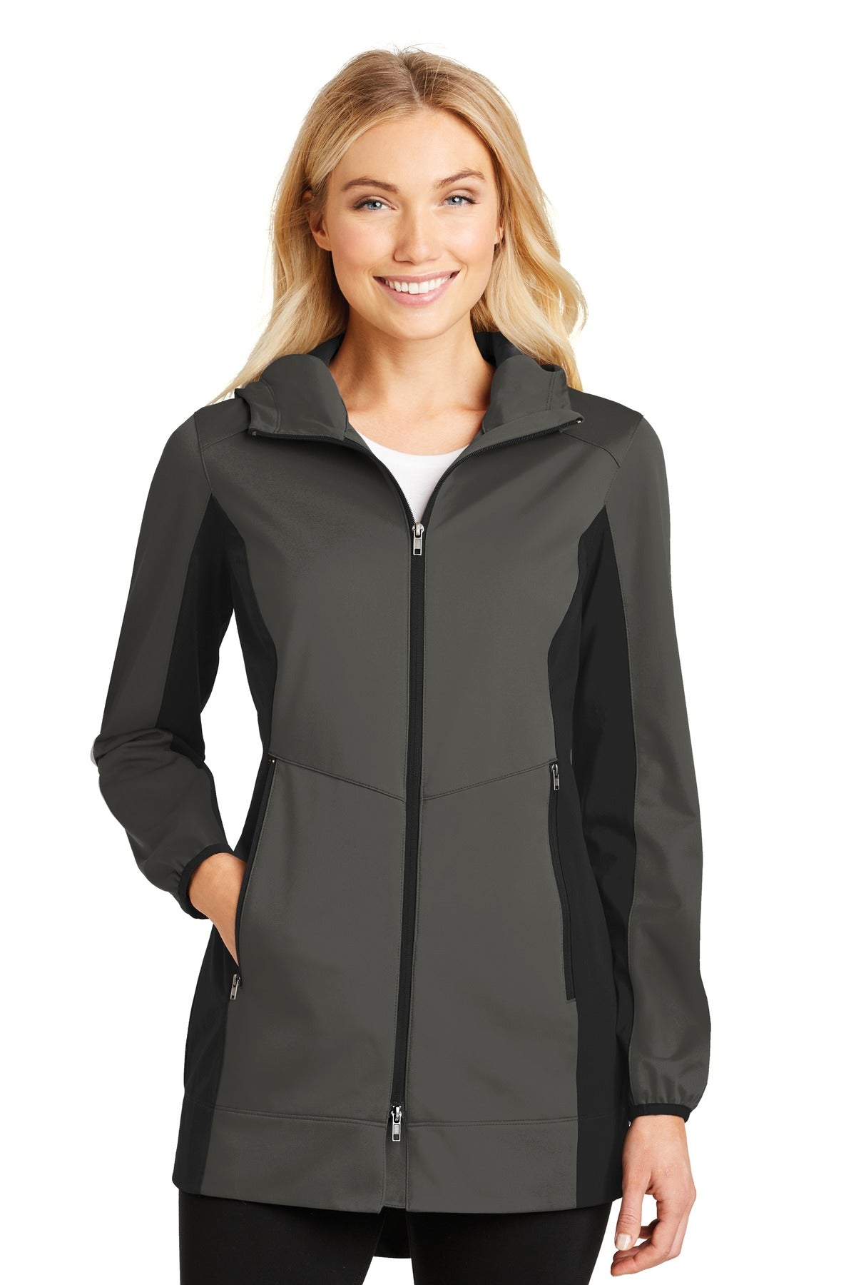 Custom Embroidered - Port Authority® Women's Active Hooded Soft Shell Jacket. L719