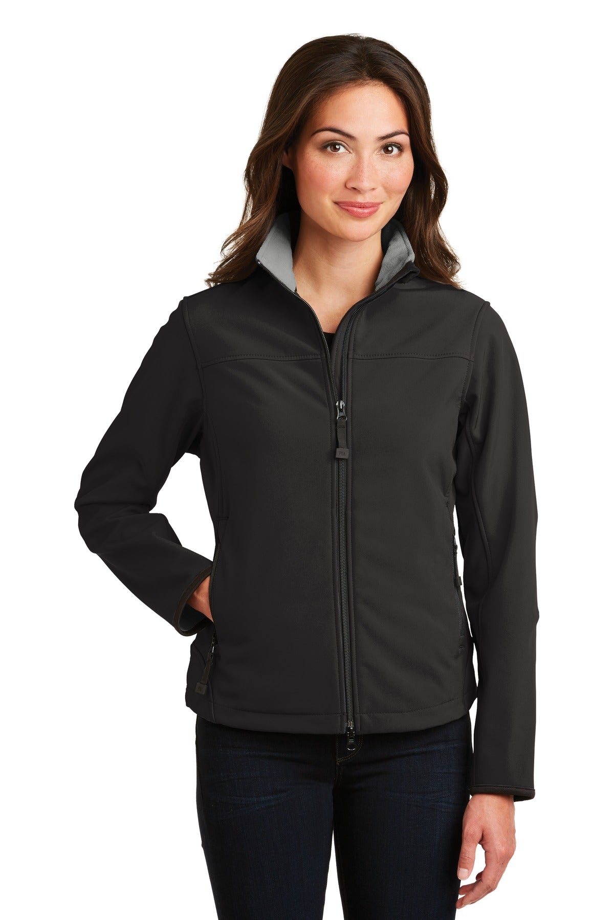 Custom Embroidery or DTF Print - Port Authority ® Women's Glacier ® Soft Shell Jacket. L790