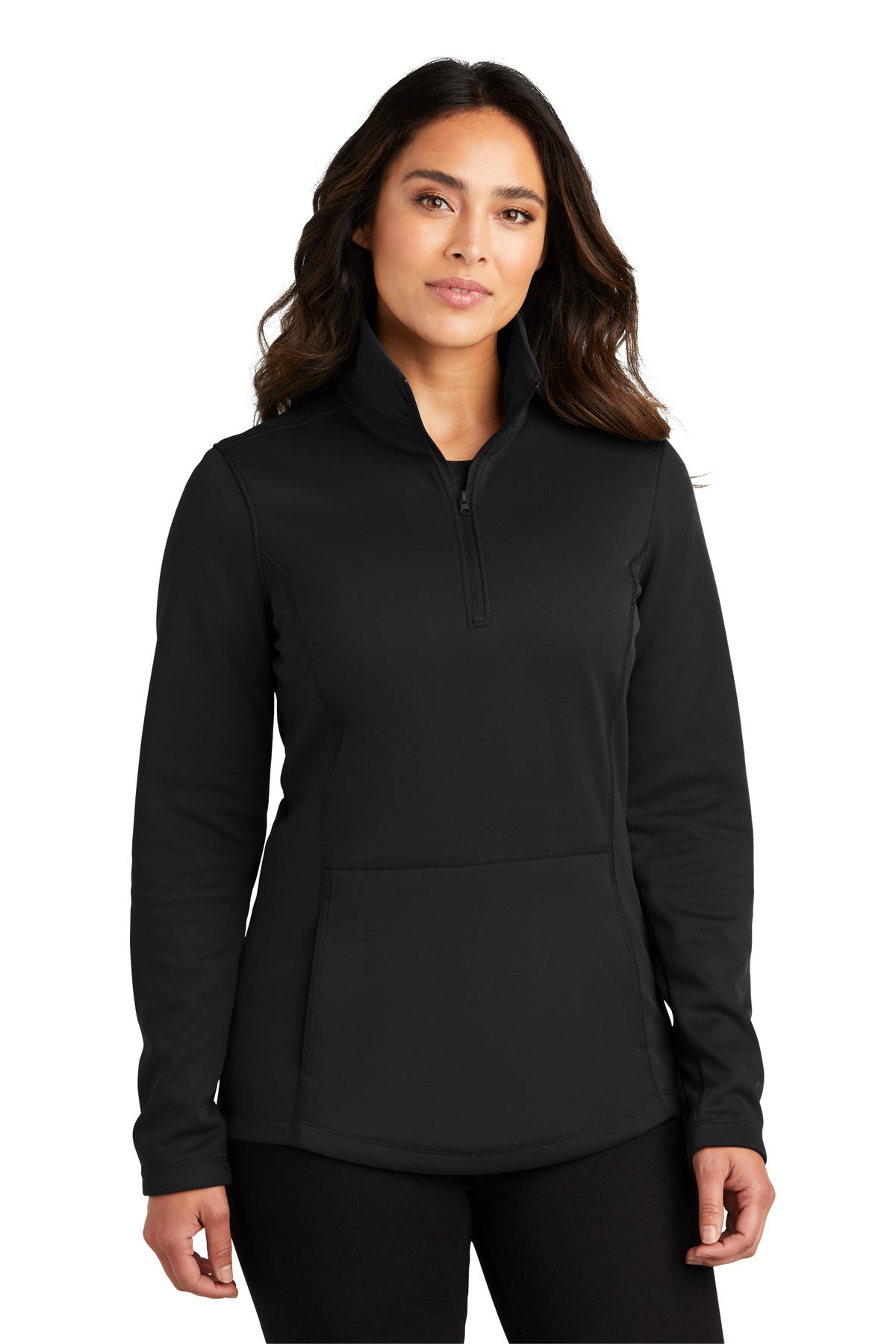 Custom Embroidery or DTF Print - Port Authority ® Women's Smooth Fleece 1/4-Zip L804