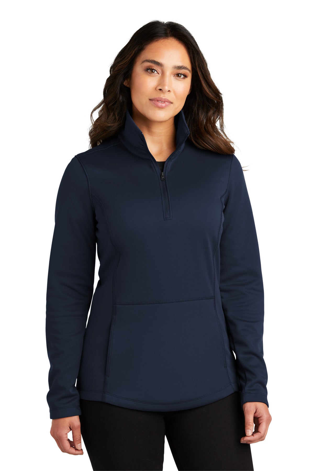 Custom Embroidery or DTF Print - Port Authority ® Women's Smooth Fleece 1/4-Zip L804