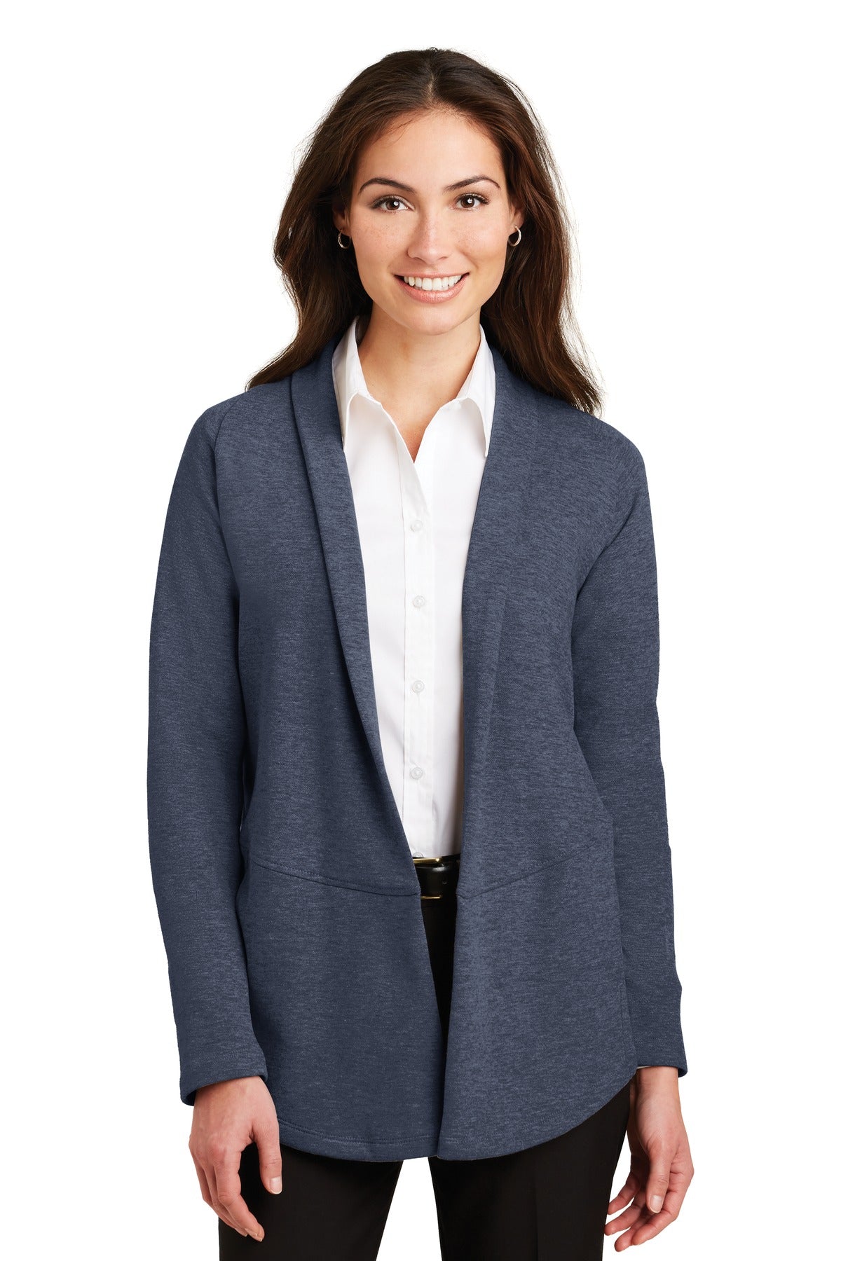 Custom Embroidery or DTF Print - Port Authority ® Women's Interlock Cardigan. L807