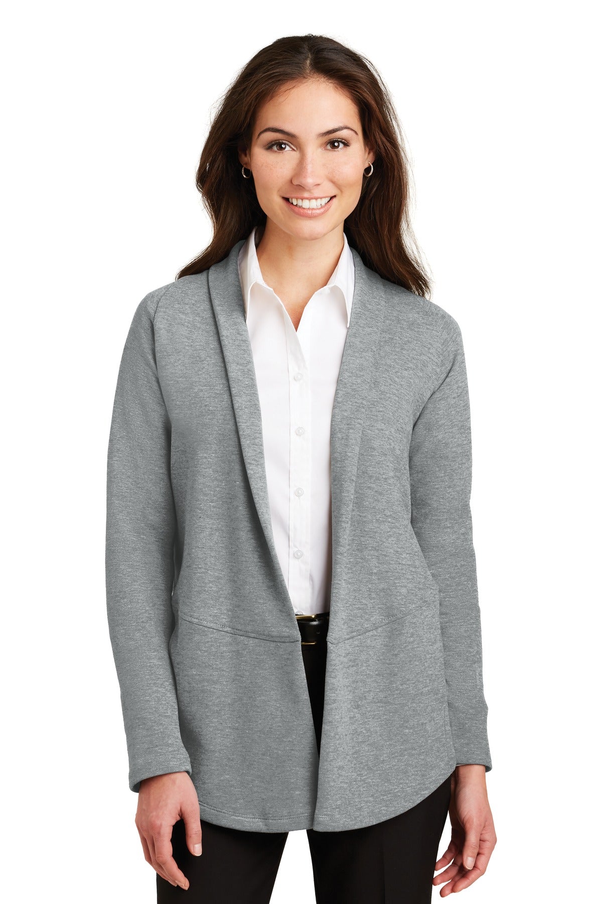 Custom Embroidery or DTF Print - Port Authority ® Women's Interlock Cardigan. L807