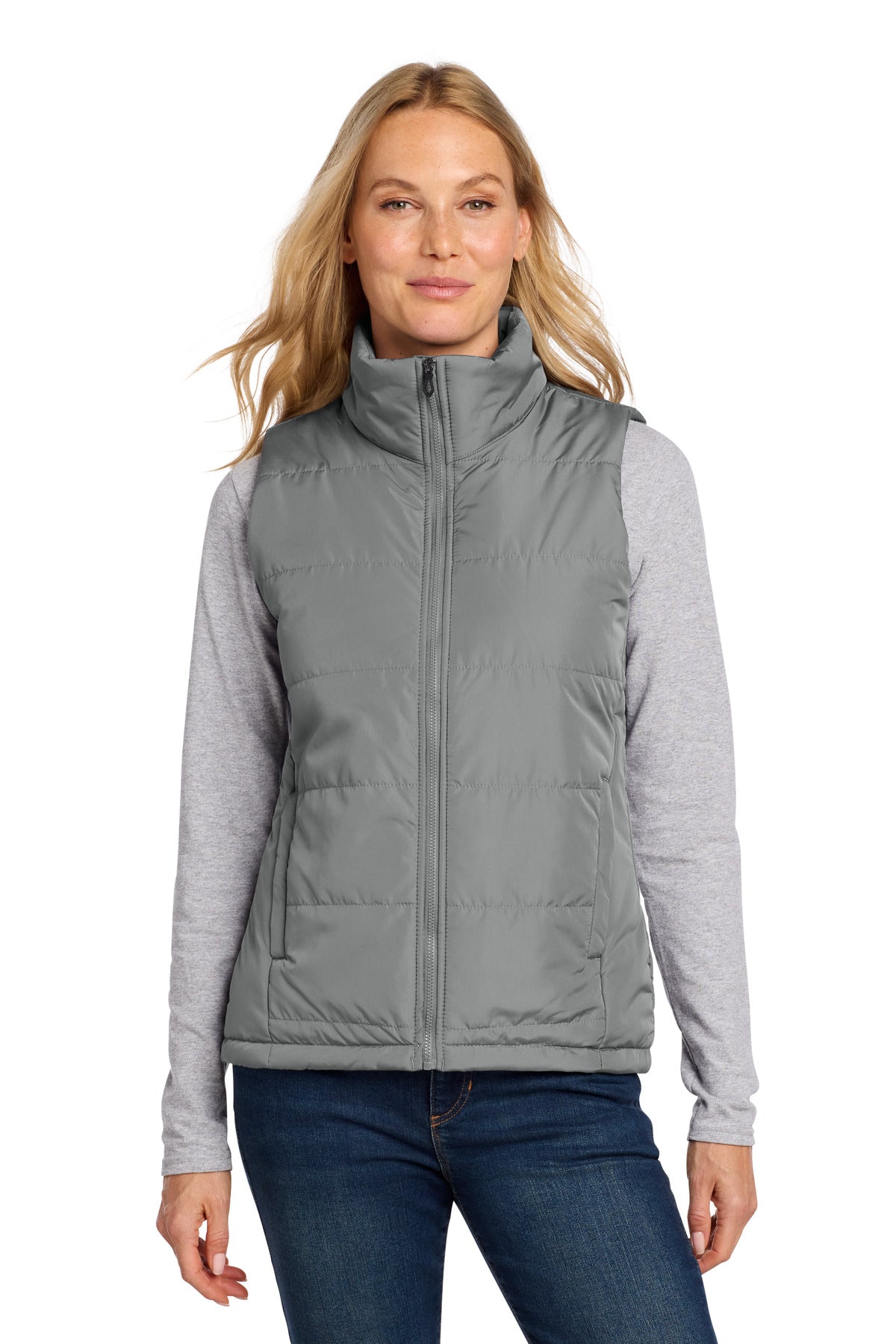 Custom Embroidery or DTF Print - Port Authority ® Women's Puffer Vest L853