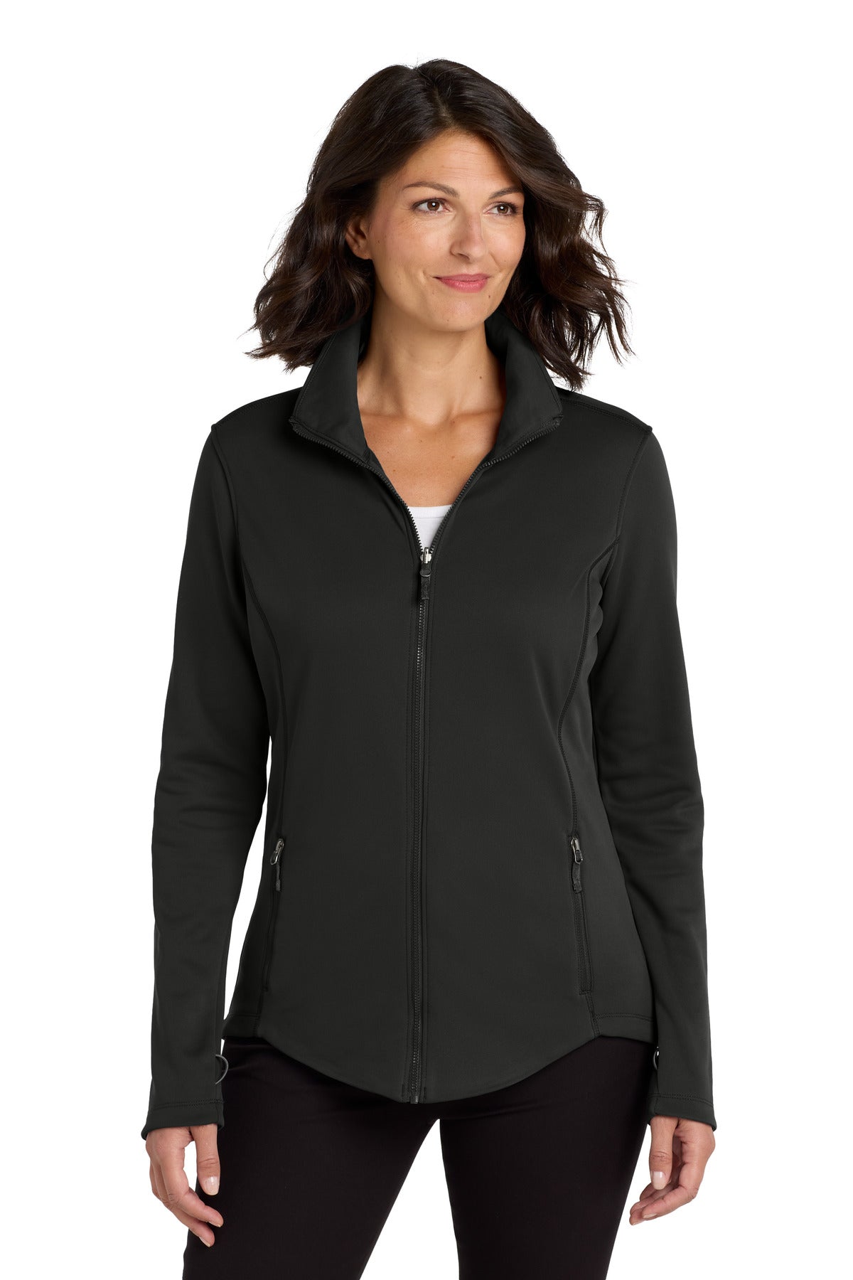 Custom Embroidery or DTF Print - Port Authority ® Women's Collective Smooth Fleece Jacket. L904