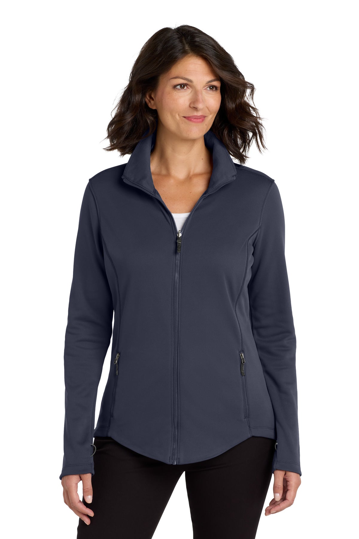 Custom Embroidery or DTF Print - Port Authority ® Women's Collective Smooth Fleece Jacket. L904