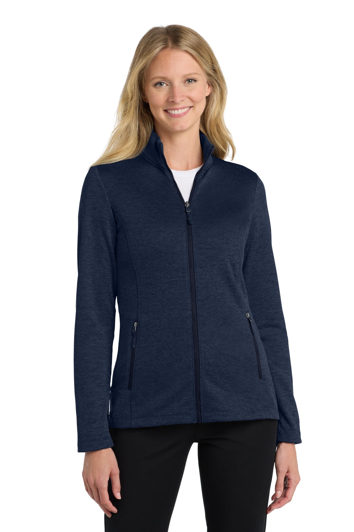 Custom Embroidery or DTF Print - Port Authority ® Women's Collective Striated Fleece Jacket. L905