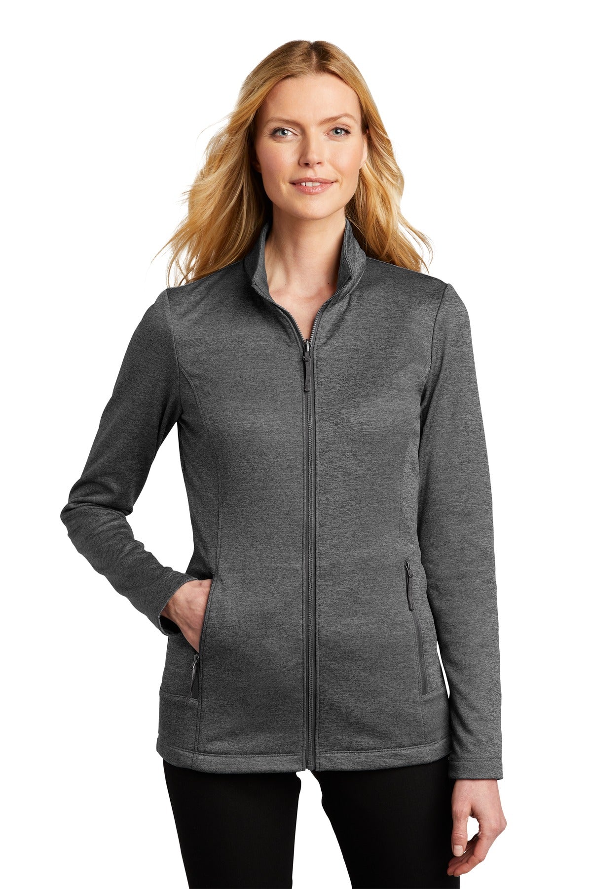 Custom Embroidery or DTF Print - Port Authority ® Women's Collective Striated Fleece Jacket. L905