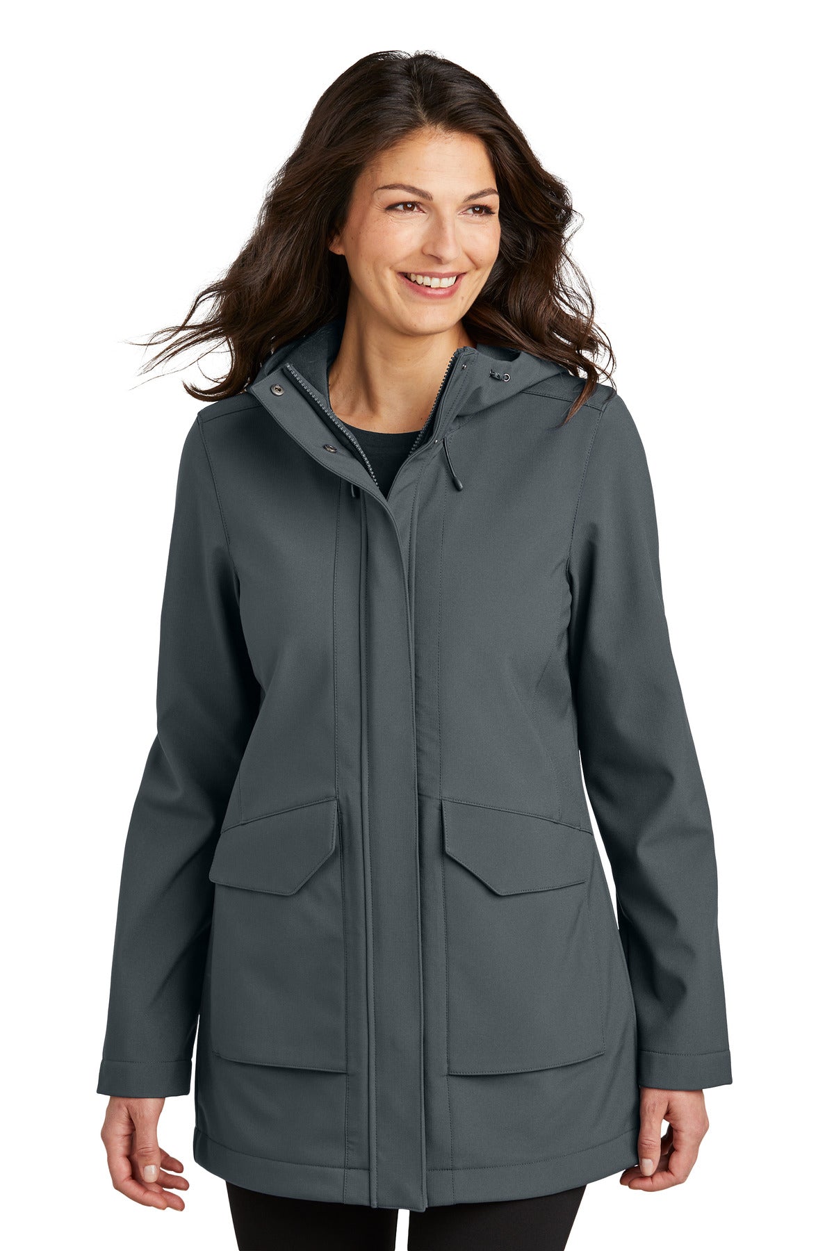 Custom Embroidery or DTF Print - Port Authority ® Women's Collective Outer Soft Shell Parka L919
