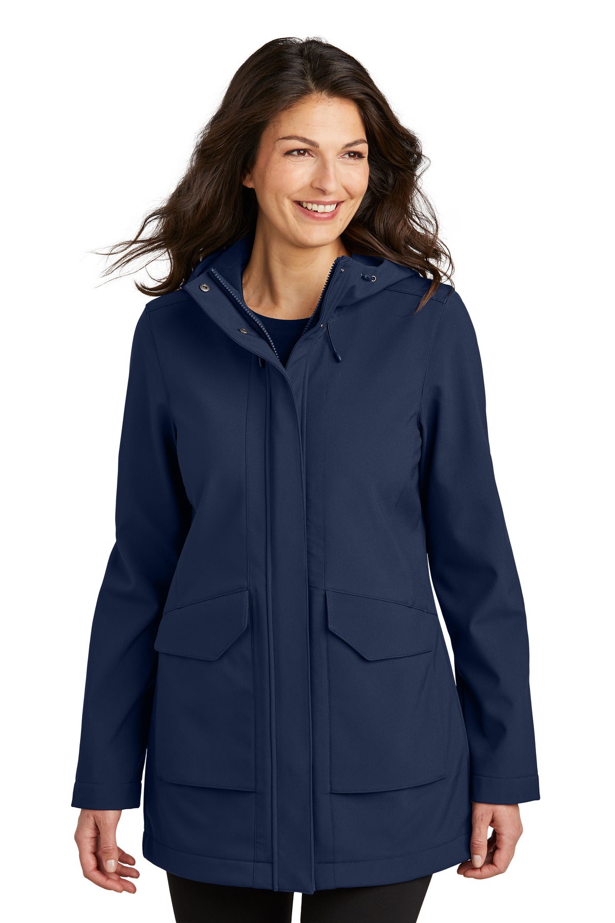 Custom Embroidery or DTF Print - Port Authority ® Women's Collective Outer Soft Shell Parka L919