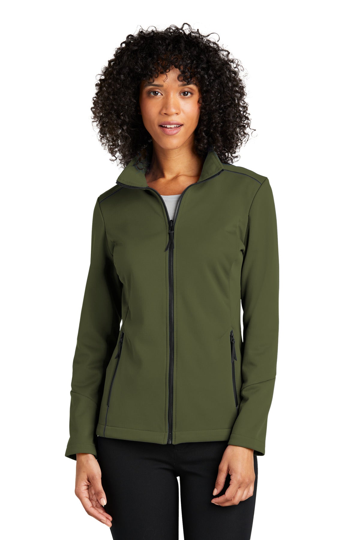 Custom Embroidery or DTF Print - Port Authority ® Women's Collective Tech Soft Shell Jacket L921