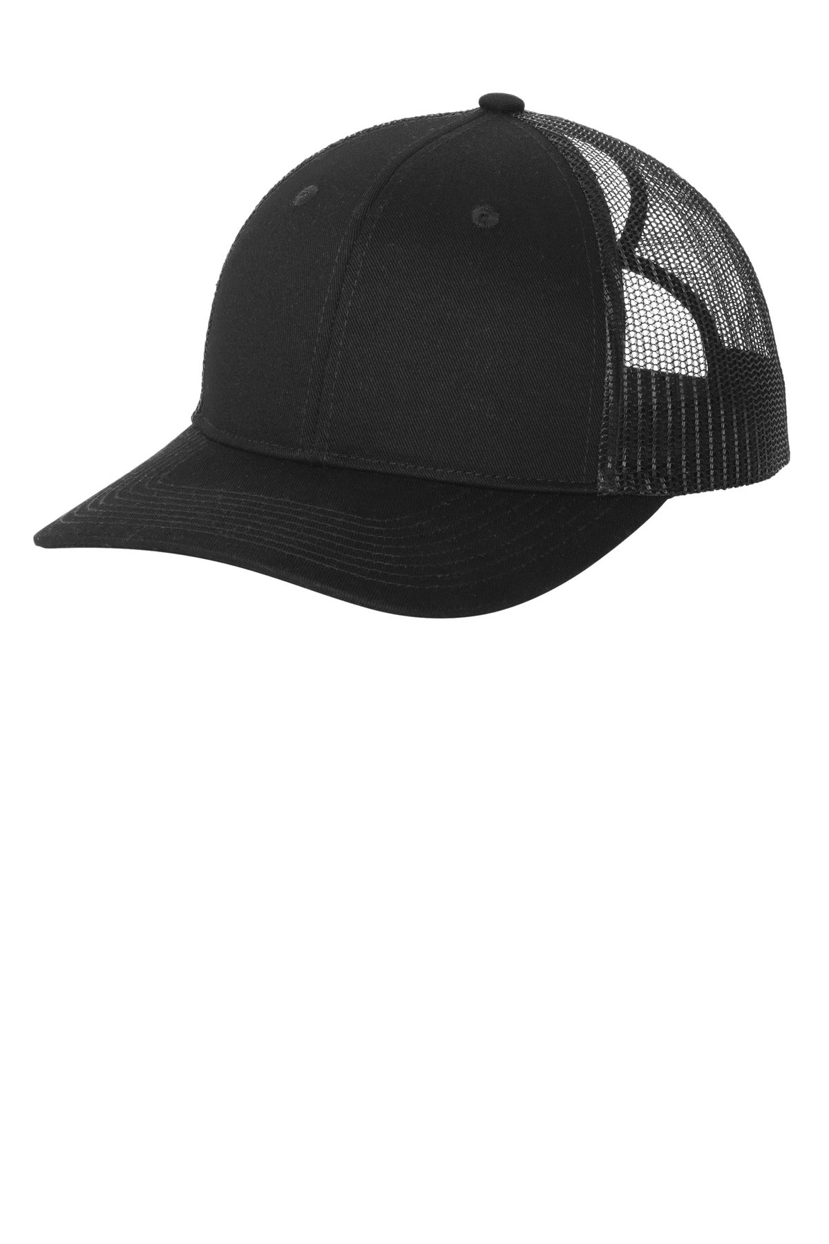 Custom Embroidery or DTF Print - Port Authority ® Snapback Ponytail Trucker Cap LC401
