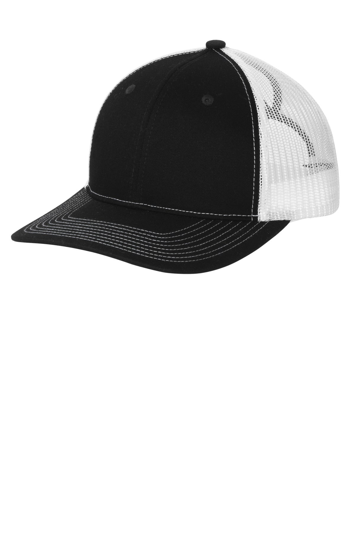 Custom Embroidery or DTF Print - Port Authority ® Snapback Ponytail Trucker Cap LC401