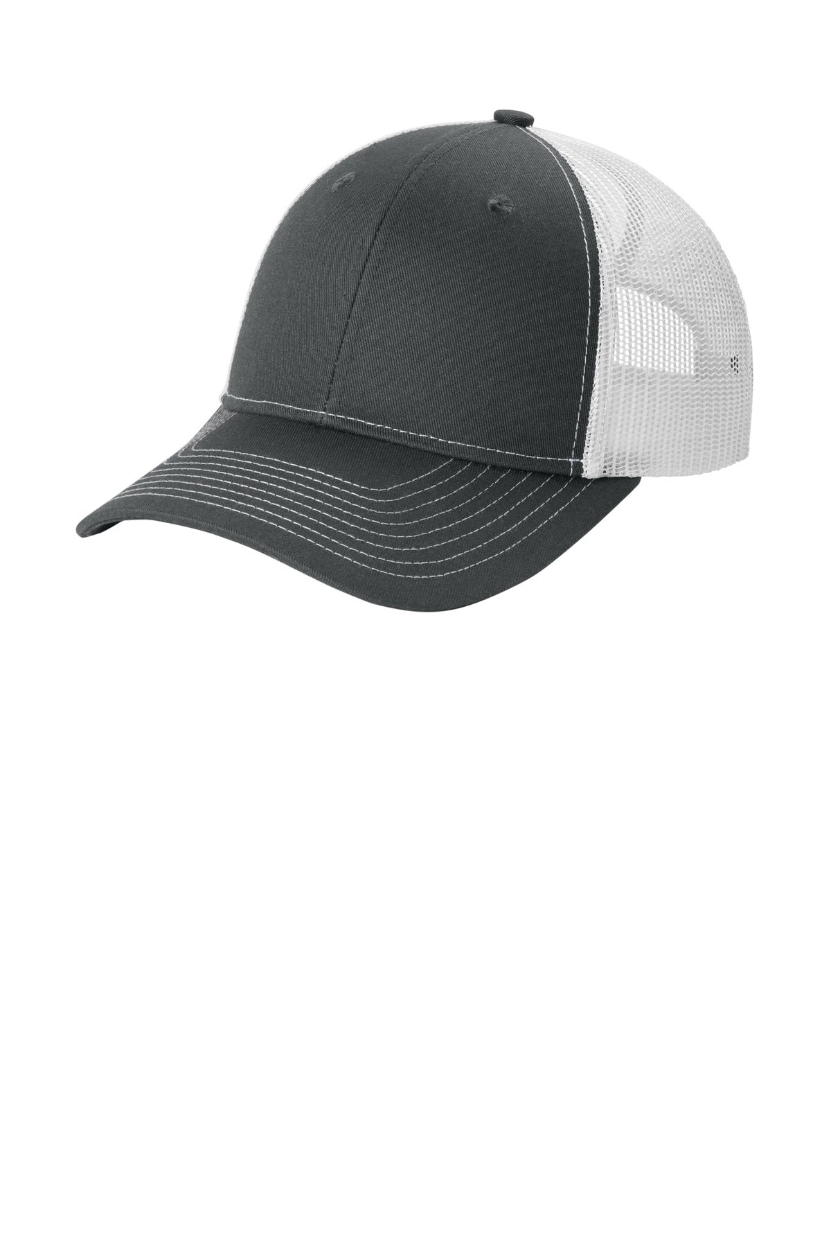 Custom Embroidery or DTF Print - Port Authority ® Snapback Ponytail Trucker Cap LC401