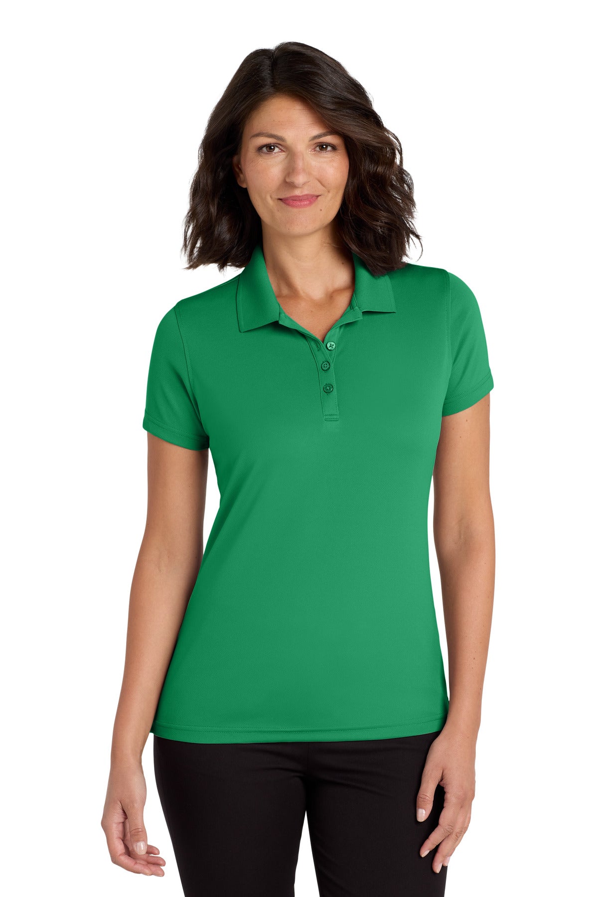 Custom Embroidery or DTF Print - Port Authority ® Women's Dry Zone ® UV Micro-Mesh Polo. LK110