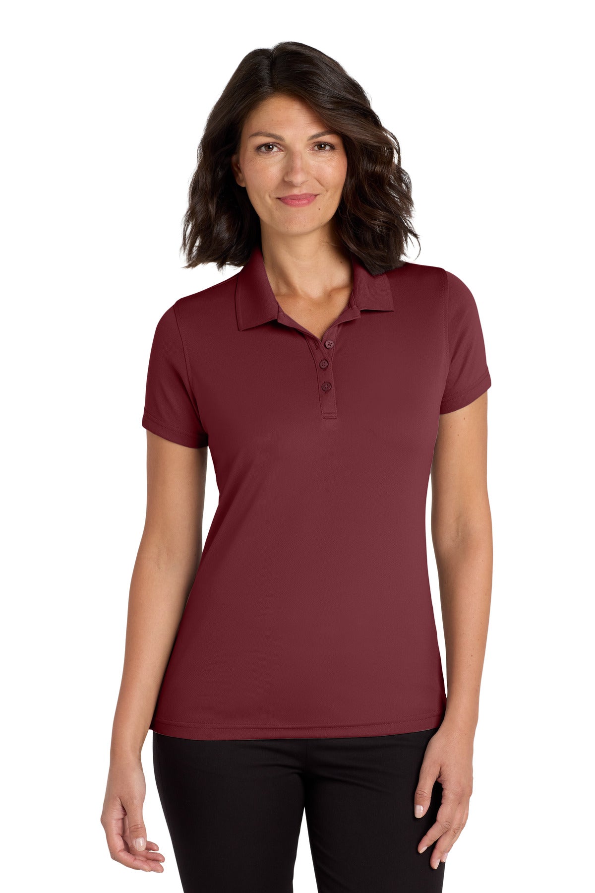 Custom Embroidery or DTF Print - Port Authority ® Women's Dry Zone ® UV Micro-Mesh Polo. LK110