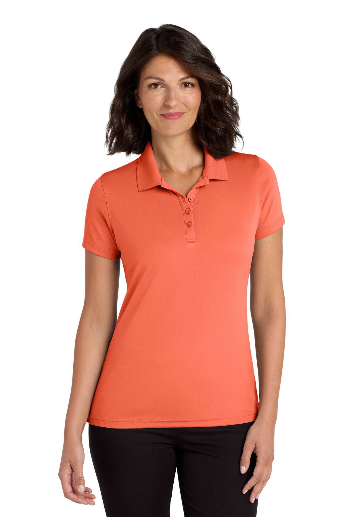 Custom Embroidery or DTF Print - Port Authority ® Women's Dry Zone ® UV Micro-Mesh Polo. LK110