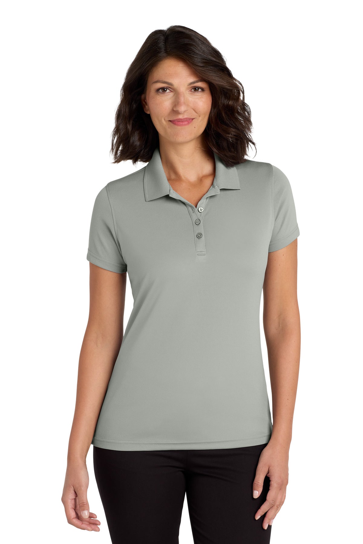 Custom Embroidery or DTF Print - Port Authority ® Women's Dry Zone ® UV Micro-Mesh Polo. LK110