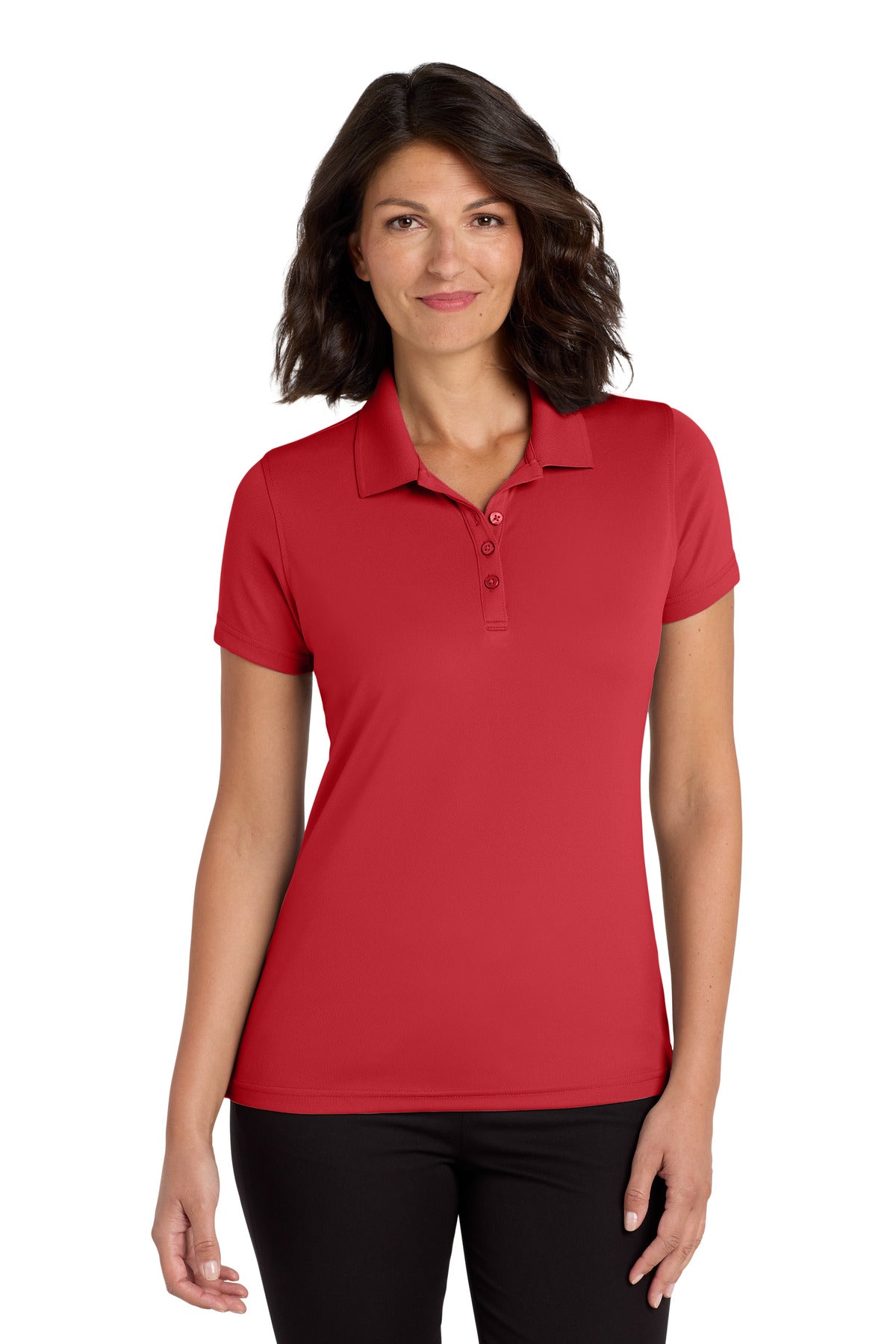 Custom Embroidery or DTF Print - Port Authority ® Women's Dry Zone ® UV Micro-Mesh Polo. LK110