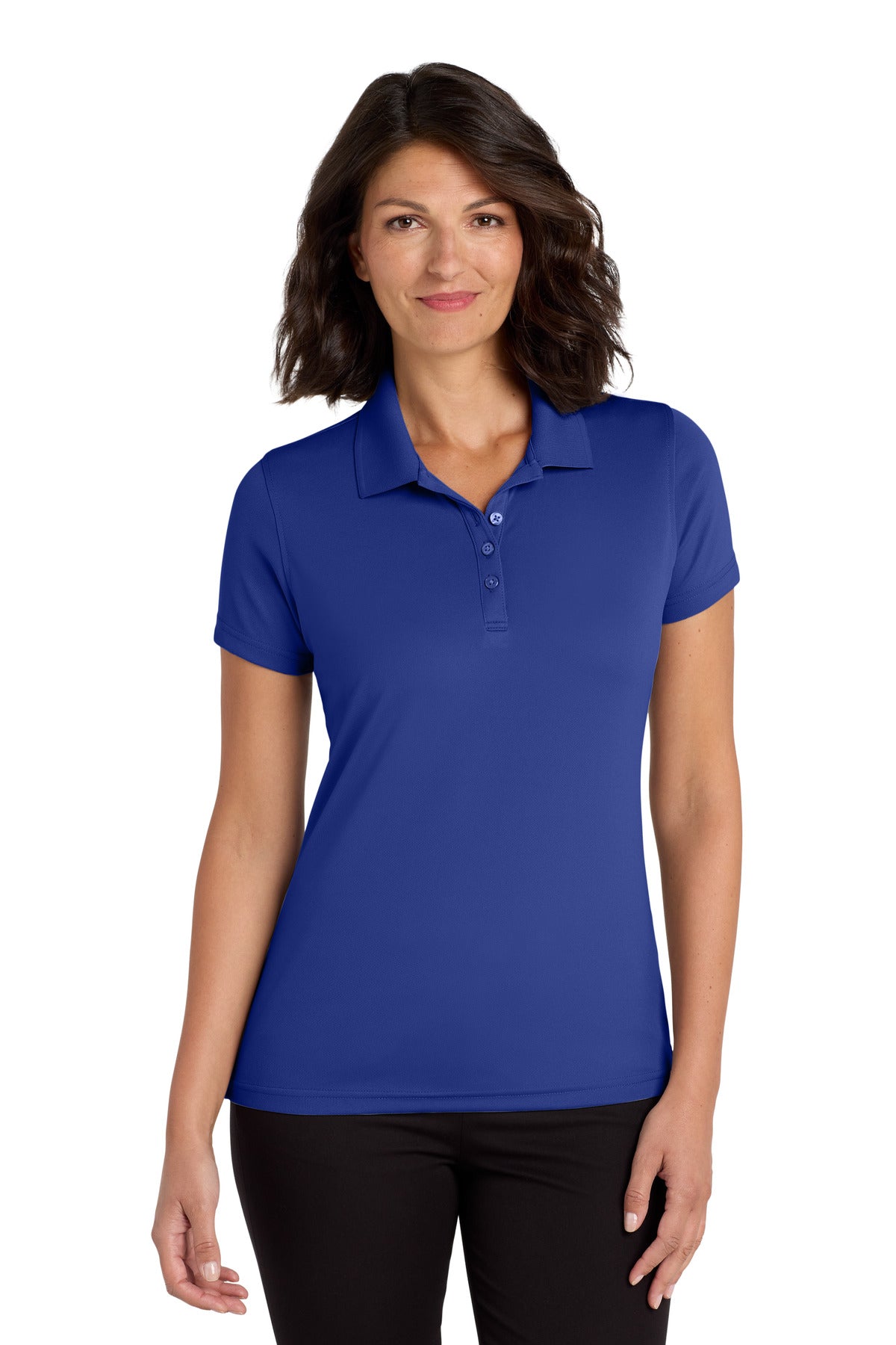 Custom Embroidery or DTF Print - Port Authority ® Women's Dry Zone ® UV Micro-Mesh Polo. LK110