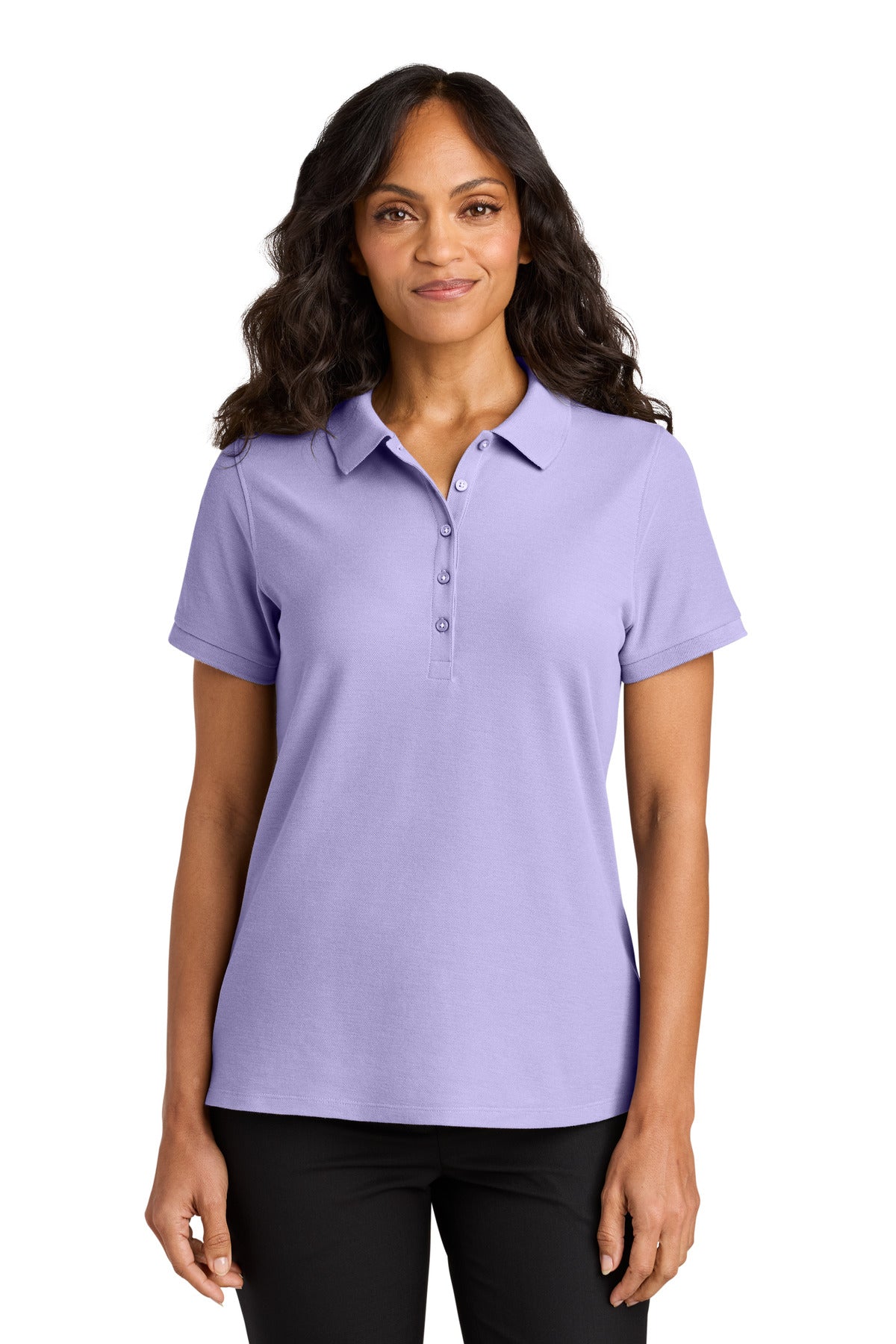 Custom Embroidered or DTF Printed - Port Authority® Women's Wearever Signature Pique Polo LK200