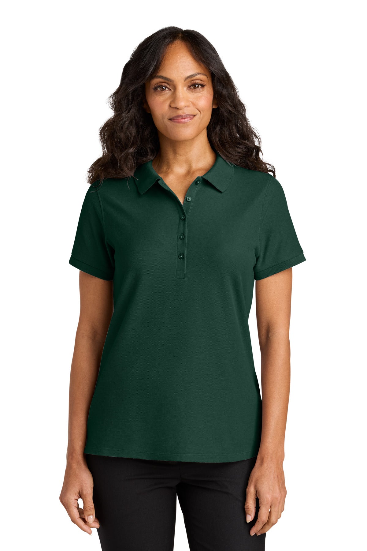 Custom Embroidered or DTF Printed - Port Authority® Women's Wearever Signature Pique Polo LK200