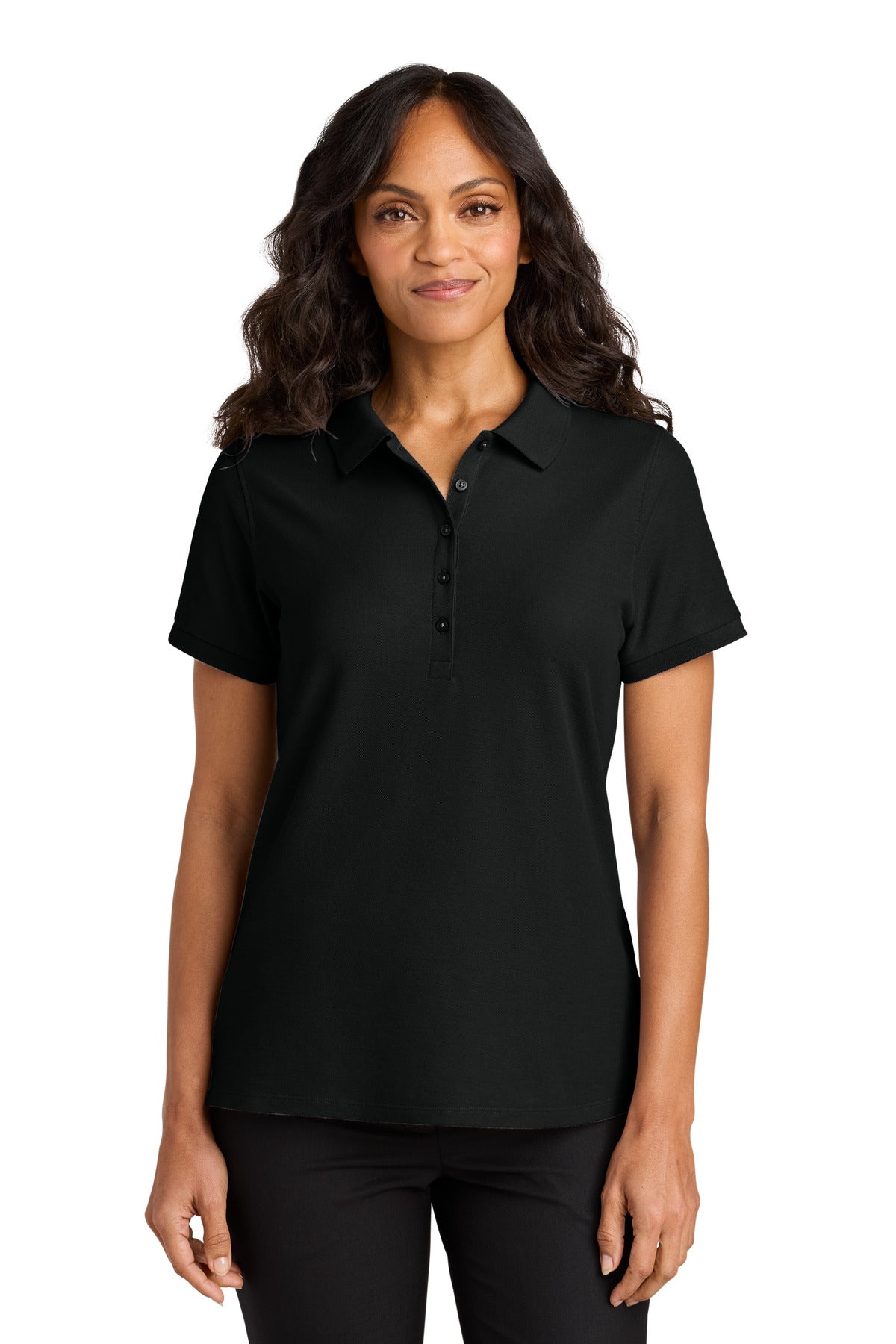 Custom Embroidered or DTF Printed - Port Authority® Women's Wearever Signature Pique Polo LK200