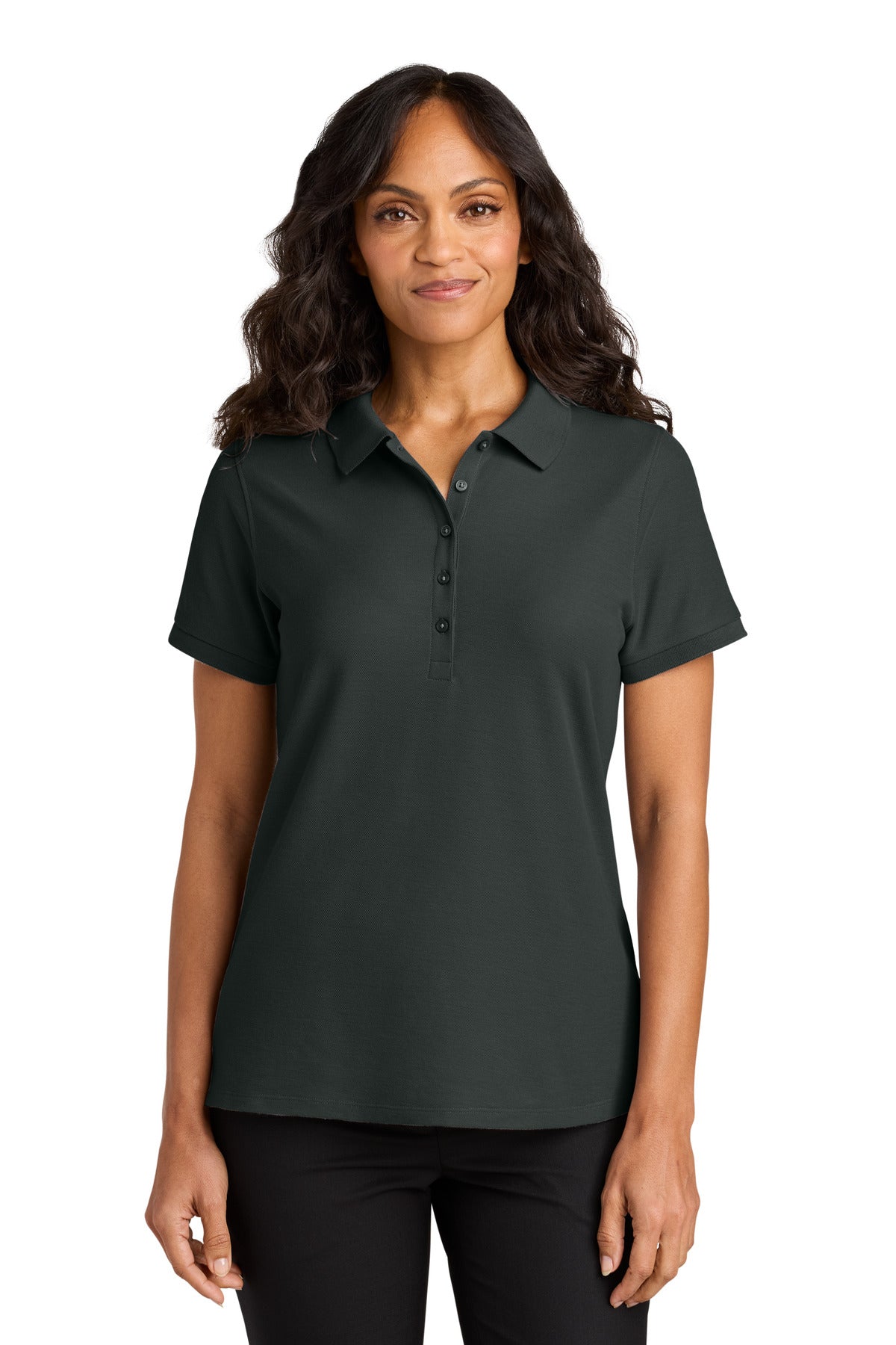Custom Embroidered or DTF Printed - Port Authority® Women's Wearever Signature Pique Polo LK200