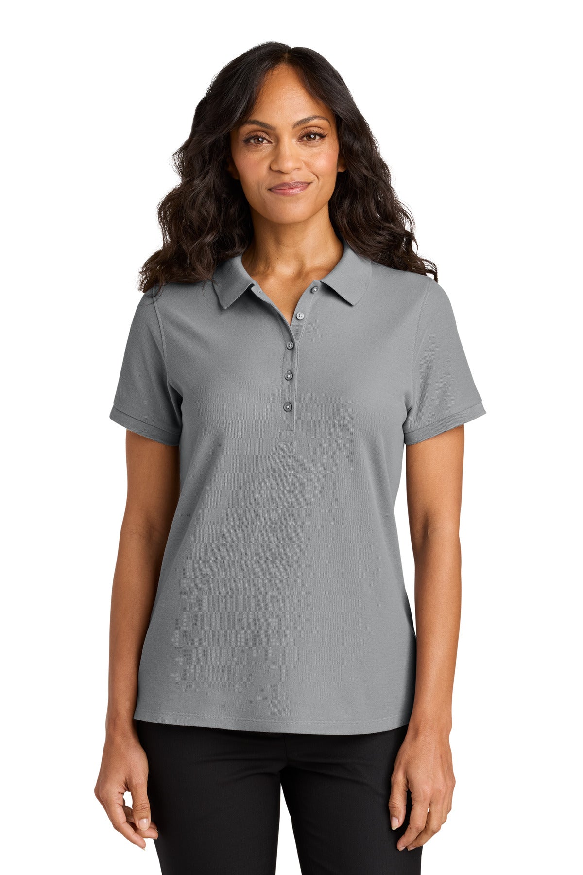Custom Embroidered or DTF Printed - Port Authority® Women's Wearever Signature Pique Polo LK200