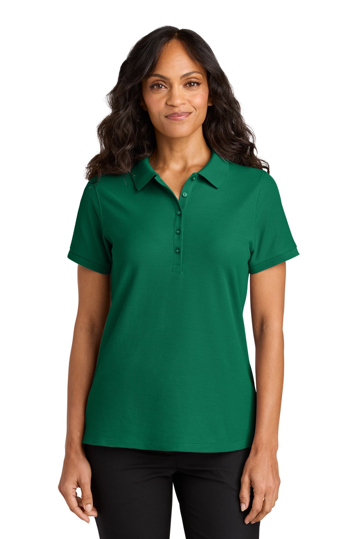 Custom Embroidered or DTF Printed - Port Authority® Women's Wearever Signature Pique Polo LK200