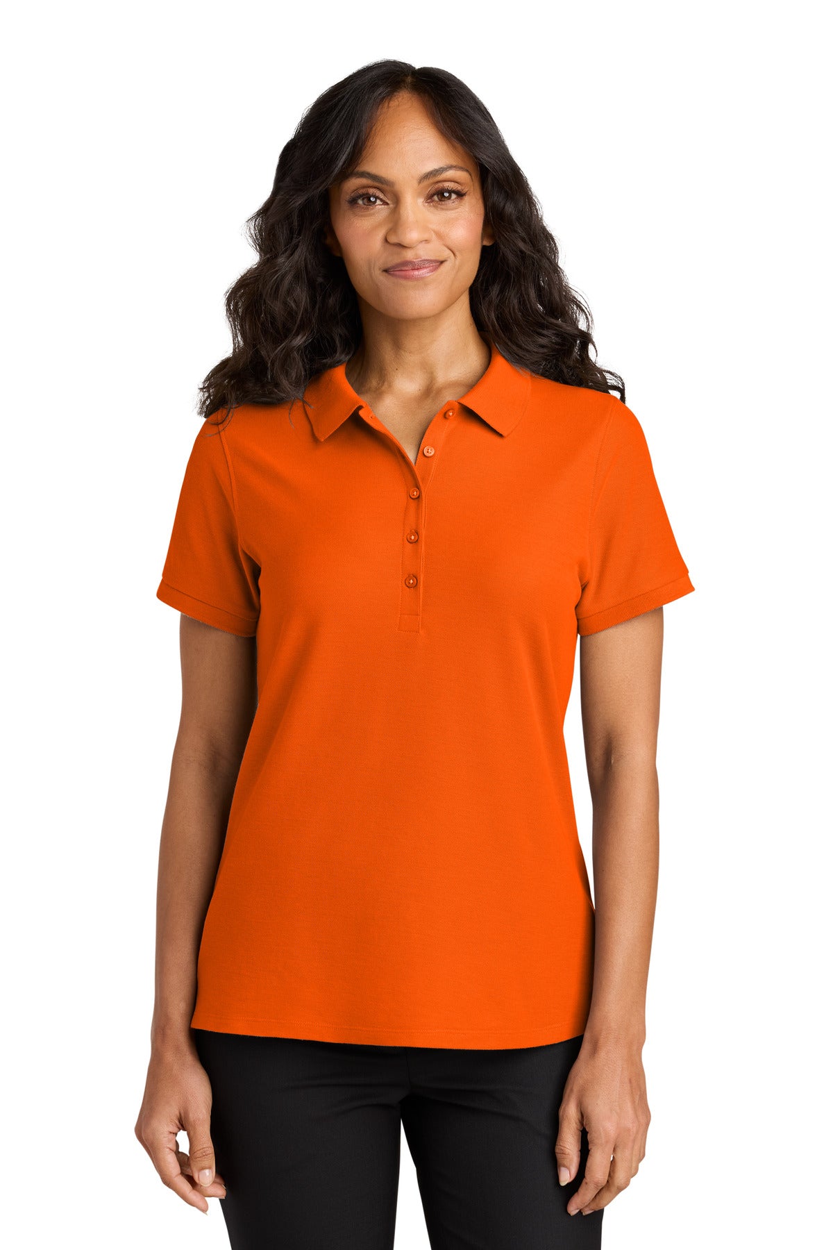 Custom Embroidered or DTF Printed - Port Authority® Women's Wearever Signature Pique Polo LK200