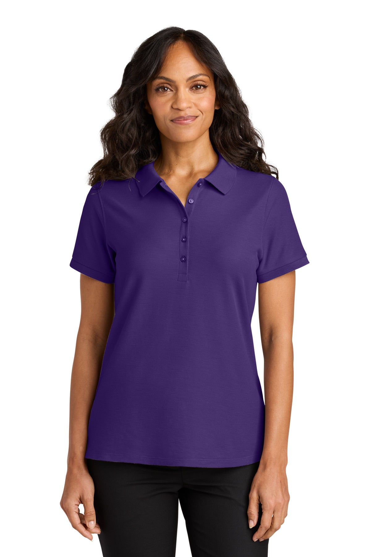Custom Embroidered or DTF Printed - Port Authority® Women's Wearever Signature Pique Polo LK200