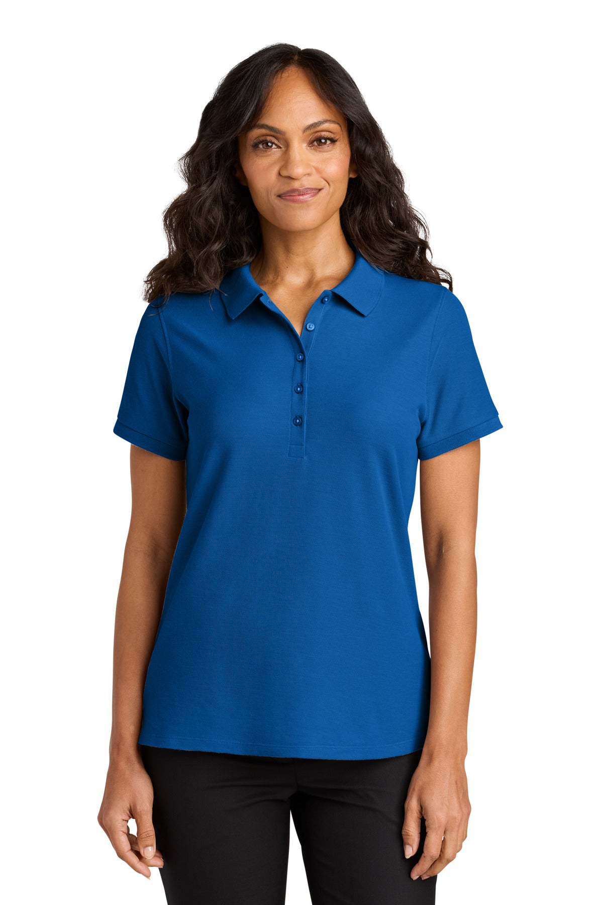 Custom Embroidery or DTF Print - Port Authority ® Women's Wearever Signature Pique Polo LK200