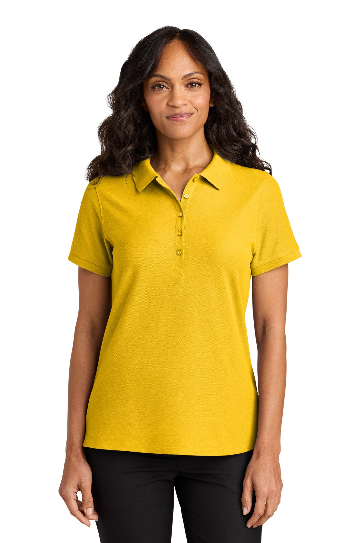 Custom Embroidered or DTF Printed - Port Authority® Women's Wearever Signature Pique Polo LK200