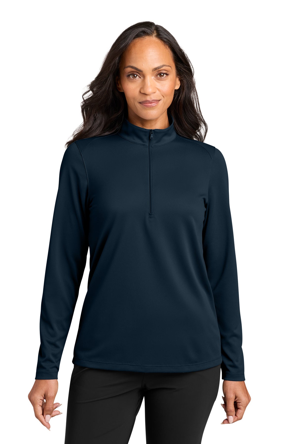 Custom Embroidery or DTF Print - Port Authority ® Women's Wearever Performance Pique 1/4-Zip LK241