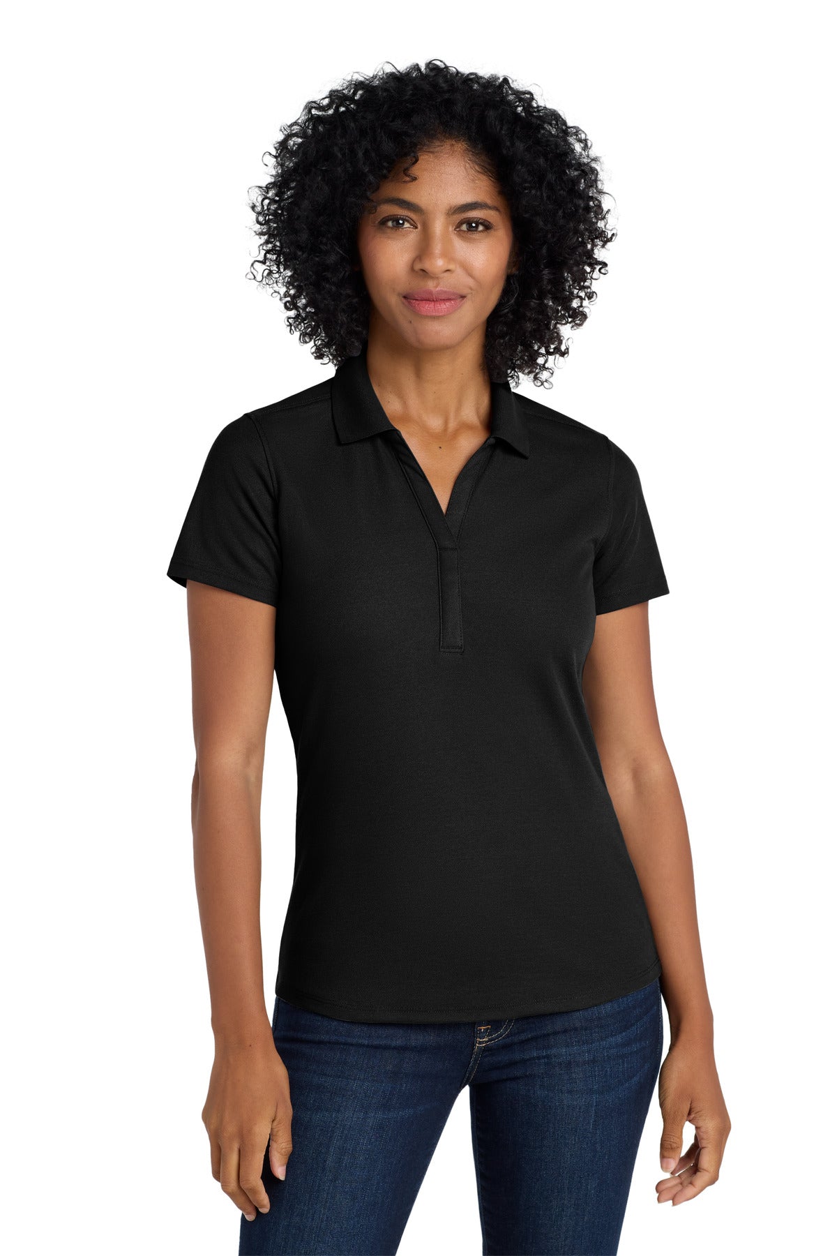 Custom Embroidery or DTF Print - Port Authority ® Women's EZPerformance ™ Pique Polo. LK600