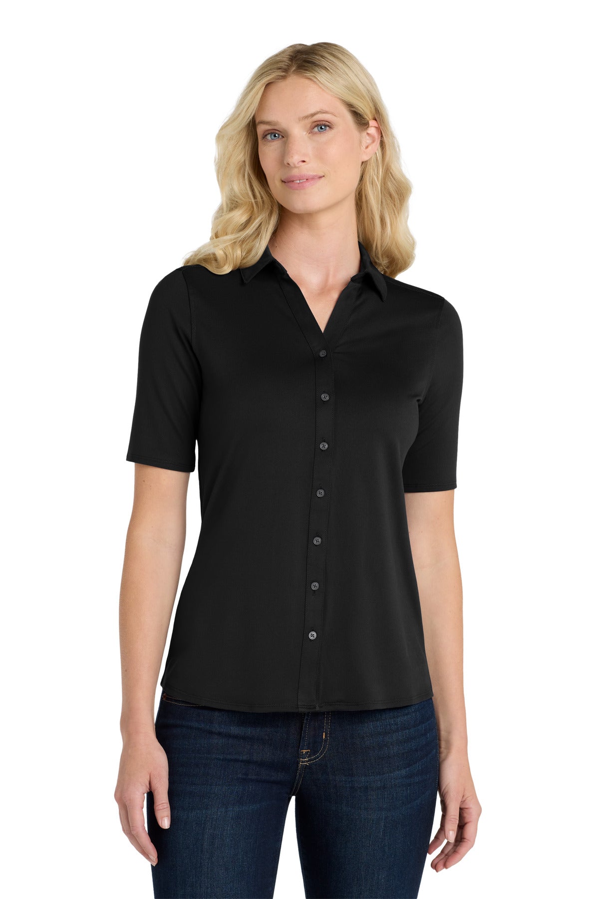 Custom Embroidered - Port Authority© Women's City Stretch Top. LK682