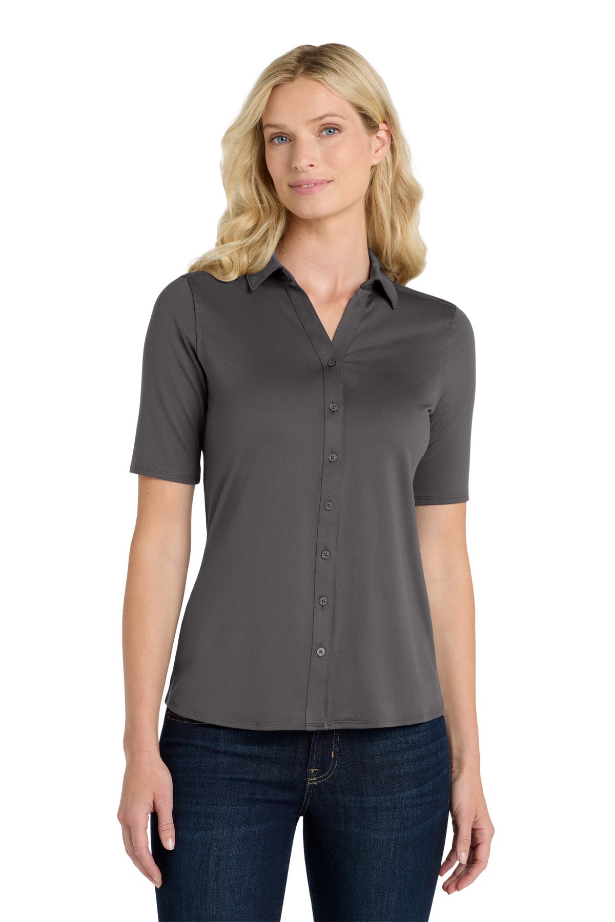Custom Embroidered - Port Authority© Women's City Stretch Top. LK682