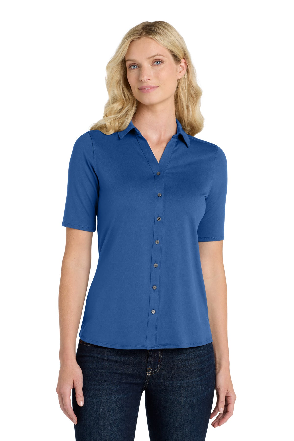 Custom Embroidery or DTF Print - Port Authority ® Women's City Stretch Top. LK682